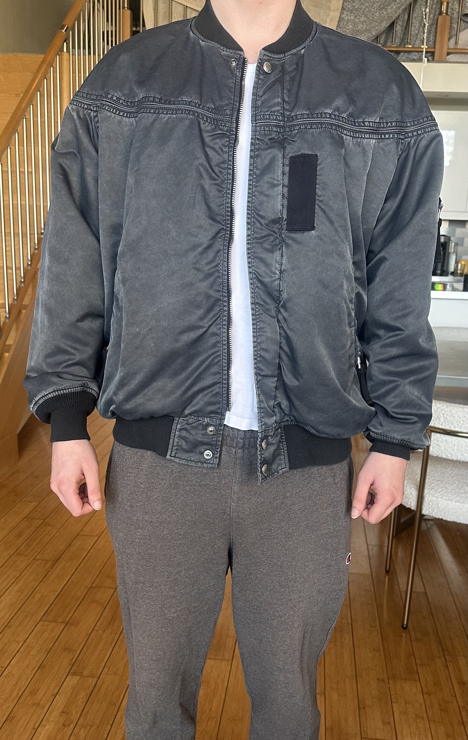 Comme des Garcons COMME des GARÇONS Men's Long-Sleeve Bomber Jacket Size US L / EU 52-54 / 3 - 12 Thumbnail