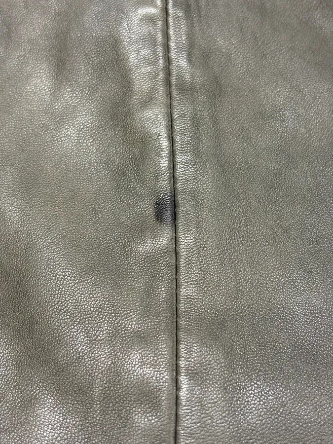 Diesel Diesel Studded Eyelet Grey Leather Jacket Size S / US 4 / IT 40 - 7 Thumbnail