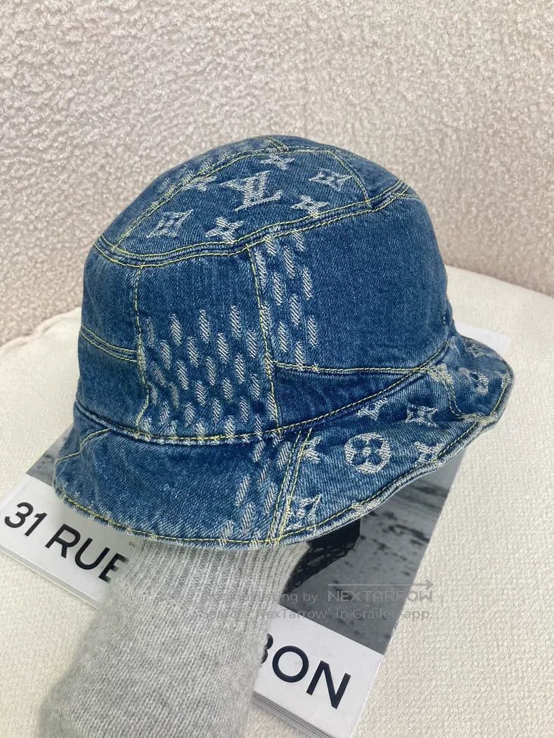 Louis Vuitton Louis Vuitton Old Flower Cowboy Fisherman Hat Size ONE SIZE - 2 Thumbnail