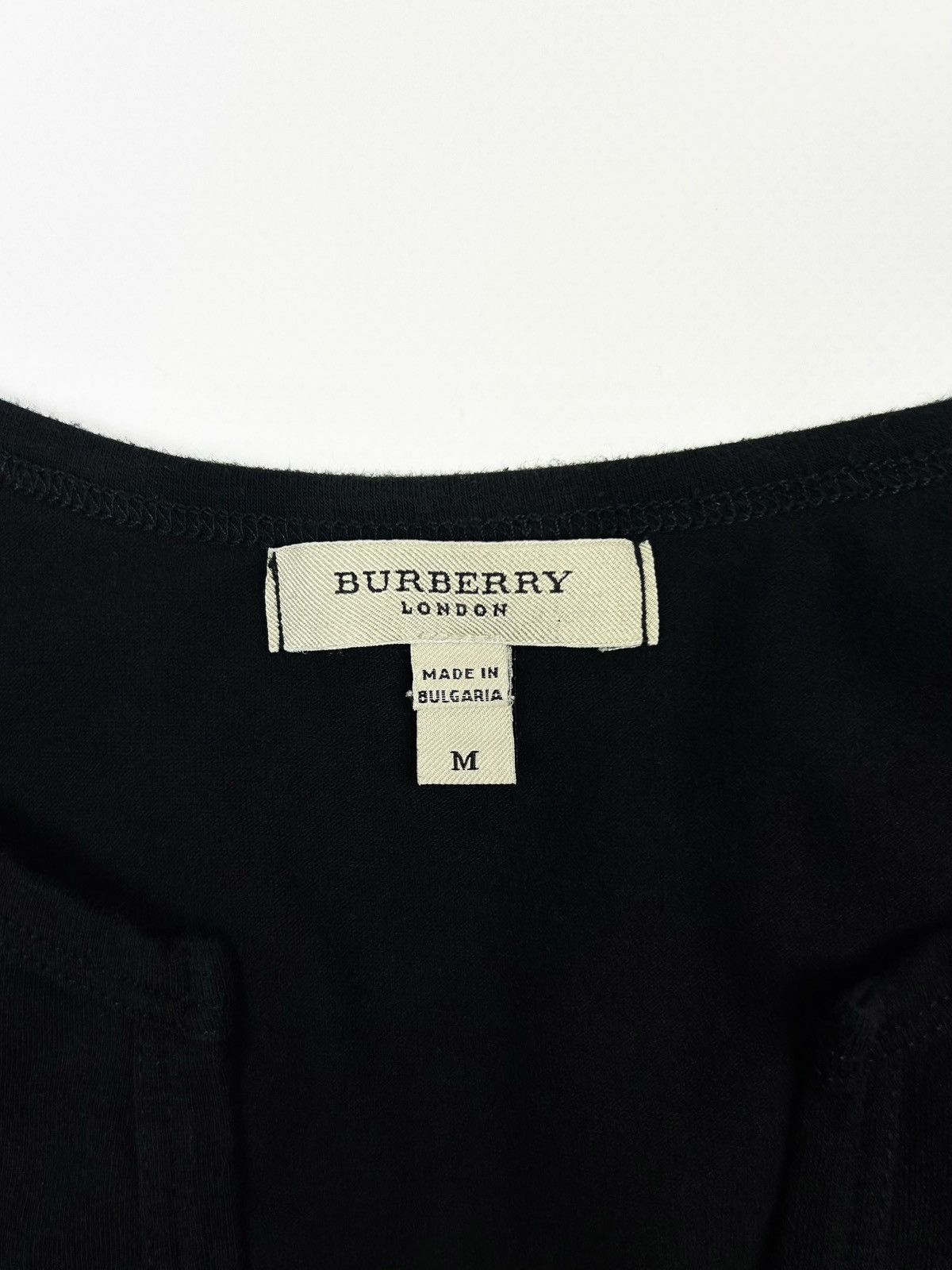 Burberry × Comme des Garcons × Dolce & Gabbana Burberry London long sleeve embroidered check blouse Size M / US 6-8 / IT 42-44 - 6 Thumbnail