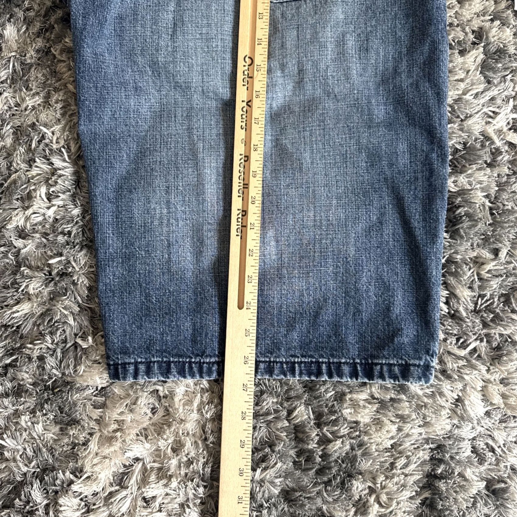 Denime VINTAGE 212NYC Jorts Jean Shorts Men’s Size 38 Blue Denim Embroidered Y2K 00’s Size US 38 / EU 54 - 5 Thumbnail