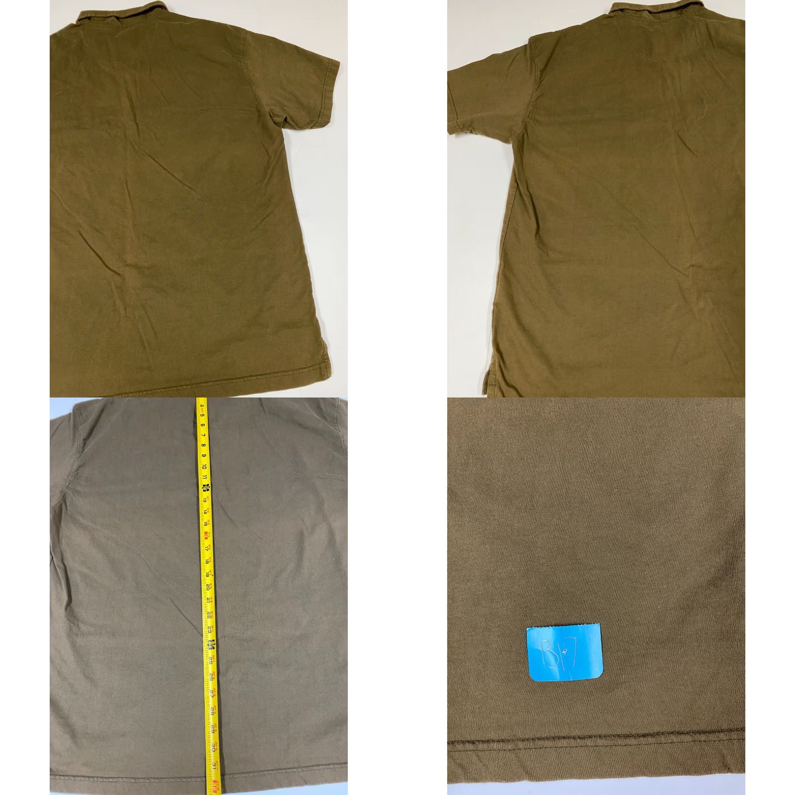 Route 66 Route 66 Mens Polo Shirt XL Brown solid classic Size US XL / EU 56 / 4 - 8 Thumbnail