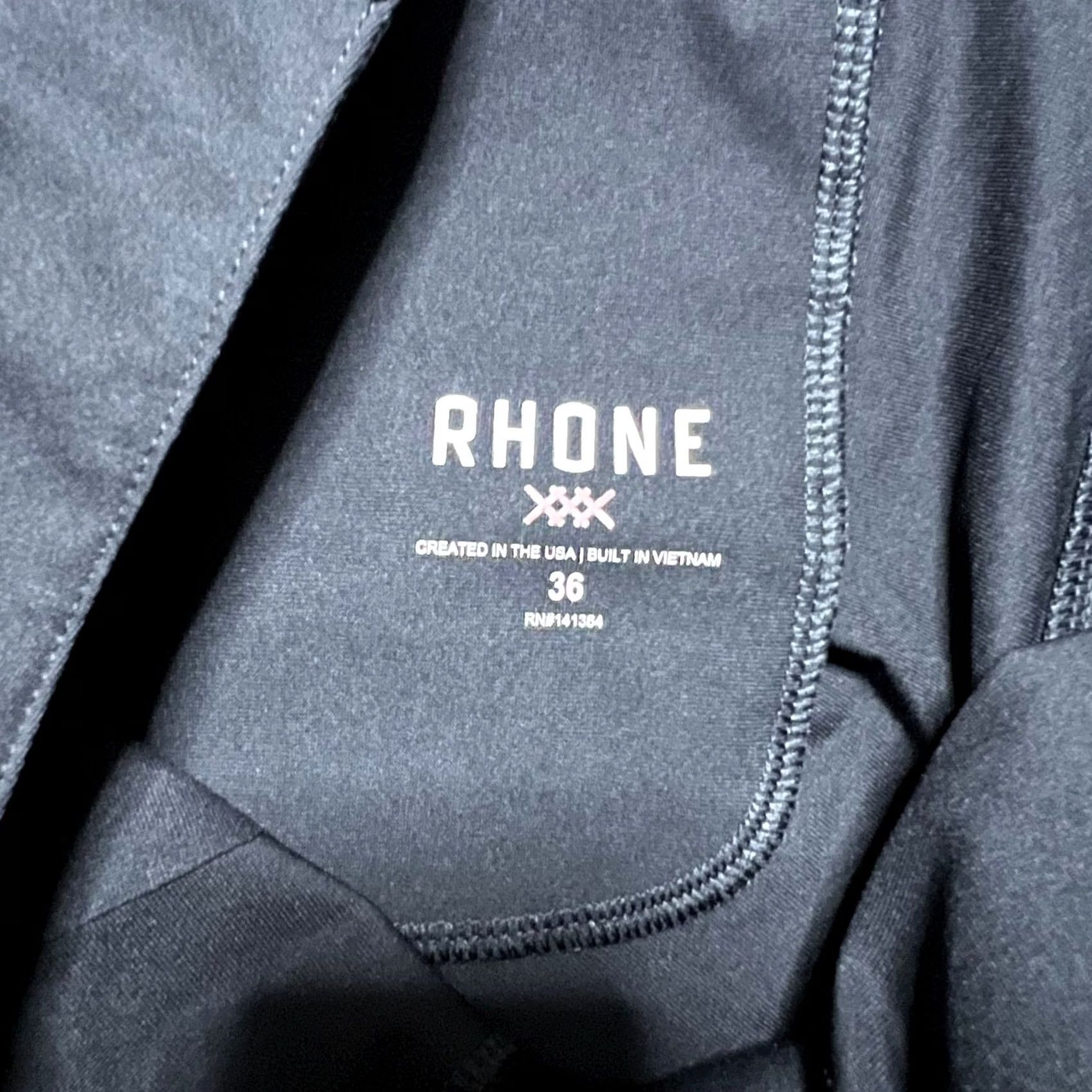 Rhone Rhone Commuter Pants Mens 36 x31 Black Performance Stretch Chino COM-171 Mens Regular 36 Black Chino 31 Inseam Size US 36 / EU 52 - 6 Thumbnail