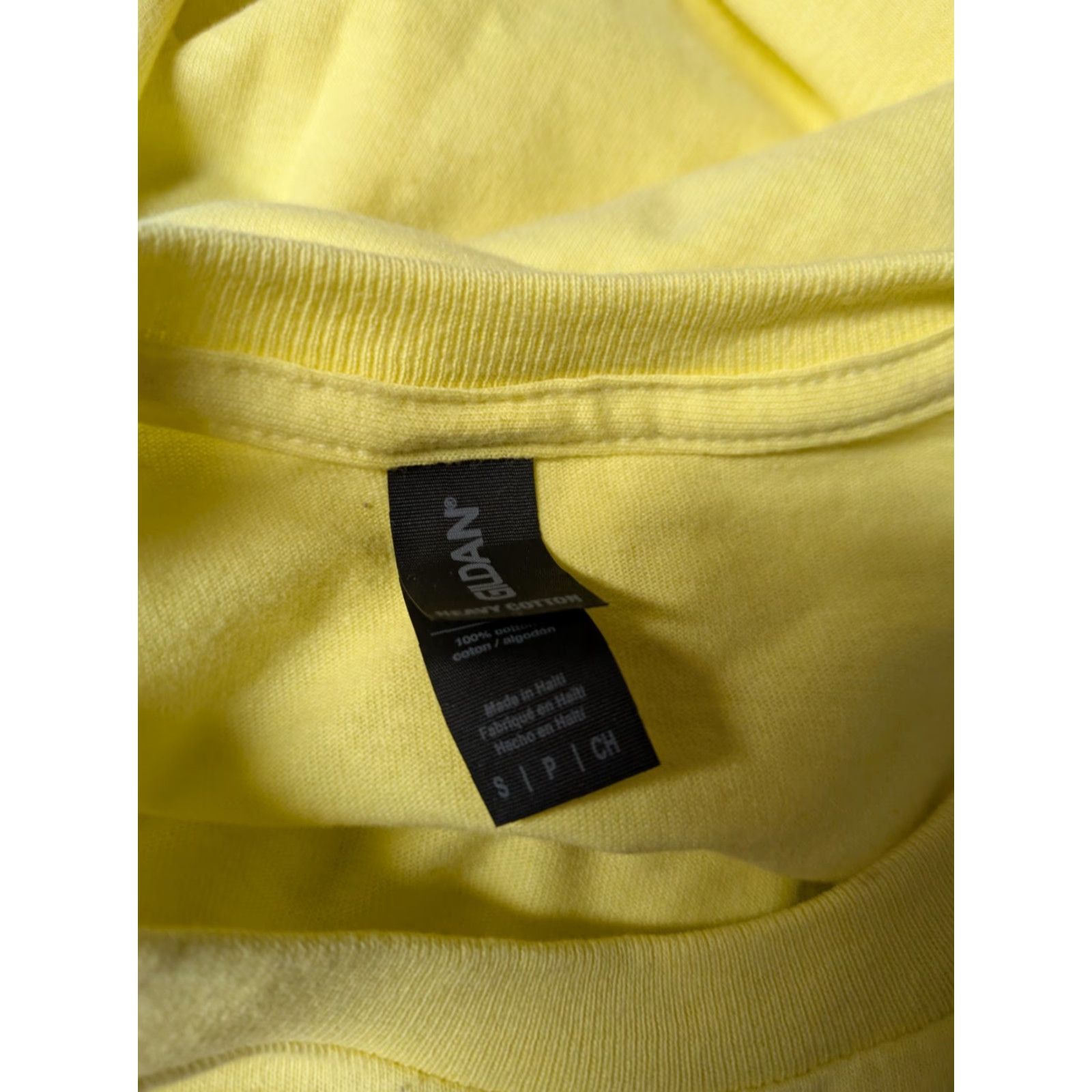 Gildan Piper Lou Sunset Chaser Graphic Tee T Shirt Unisex Small Yellow Graphic Print Beach Outdoor 90s? Not applicable - keep to original words. Size US S / EU 44-46 / 1 - 3 Thumbnail