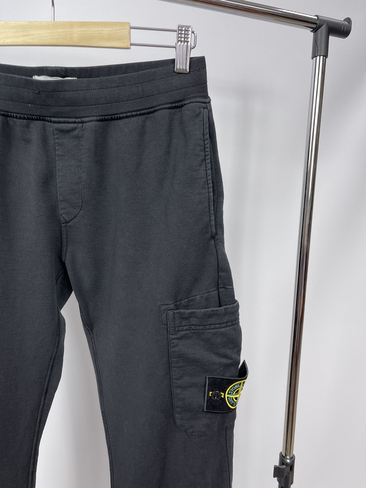 Stone Island Stone Island Junior Cargo Pants Size 14 Years Black Casual Size US 29 - 2 Thumbnail