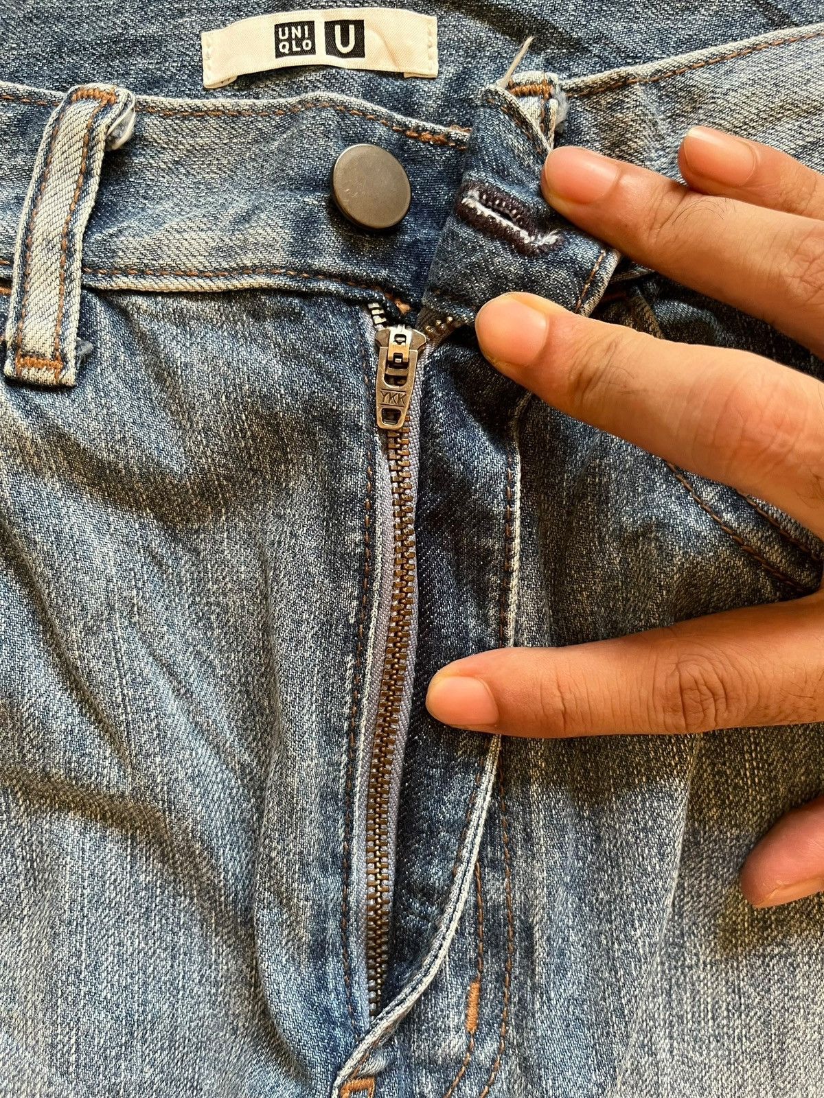 Lemaire × Uniqlo Vintage Uniqlo U Lemaire Blue Wash Baggy Jeans Size US 28 / EU 44 - 4 Thumbnail