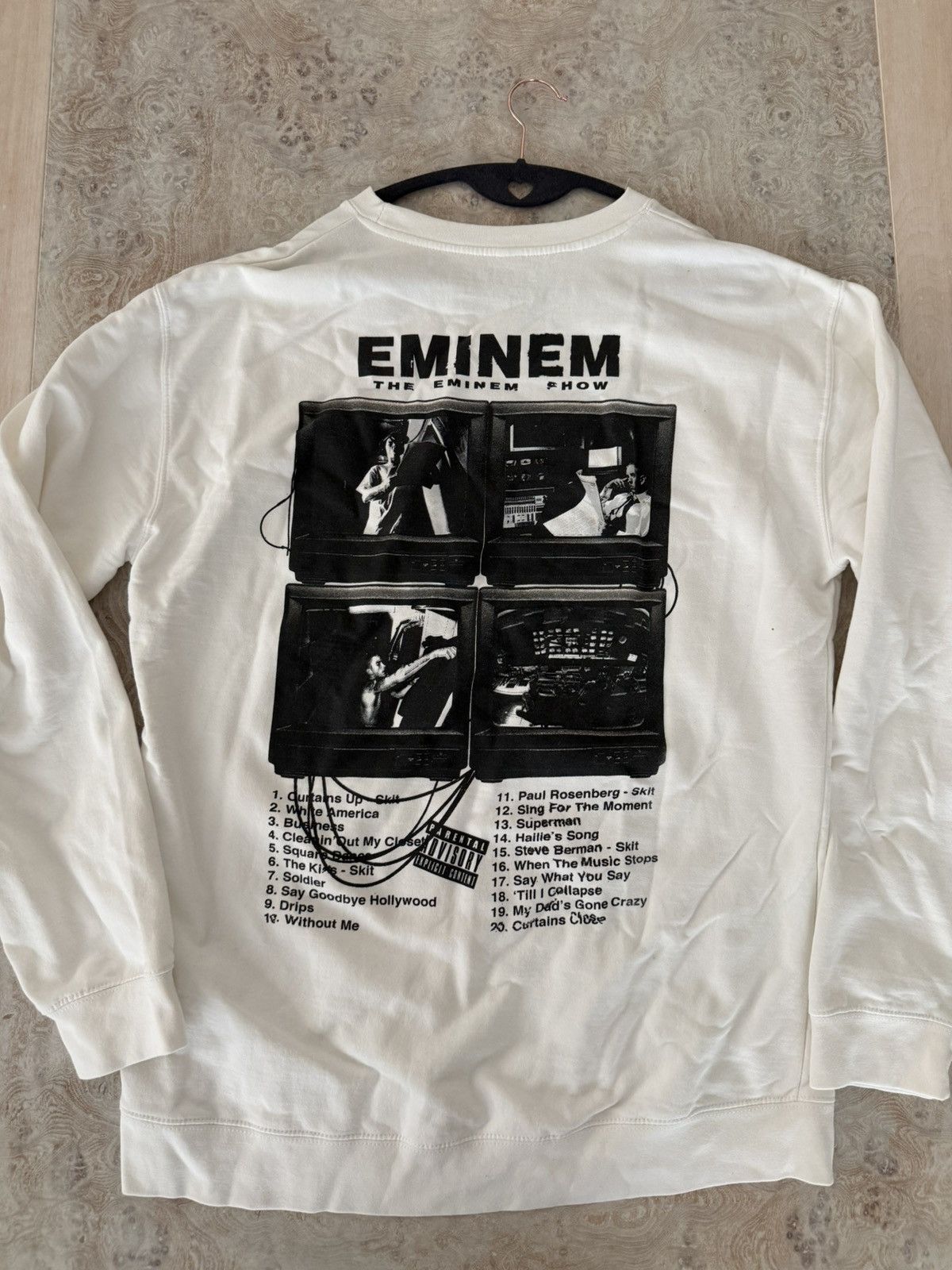 Eminem Eminem The Eminem Show tracklist crewneck sweater Size US XXL / EU 58 / 5 - 1 Thumbnail