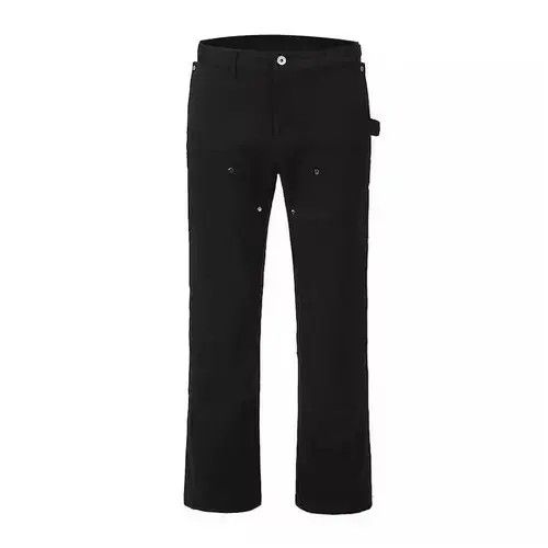 Other Back Ankle Zipper Straight Flare Denim Pants Size US 32 / EU 48 - 4 Thumbnail