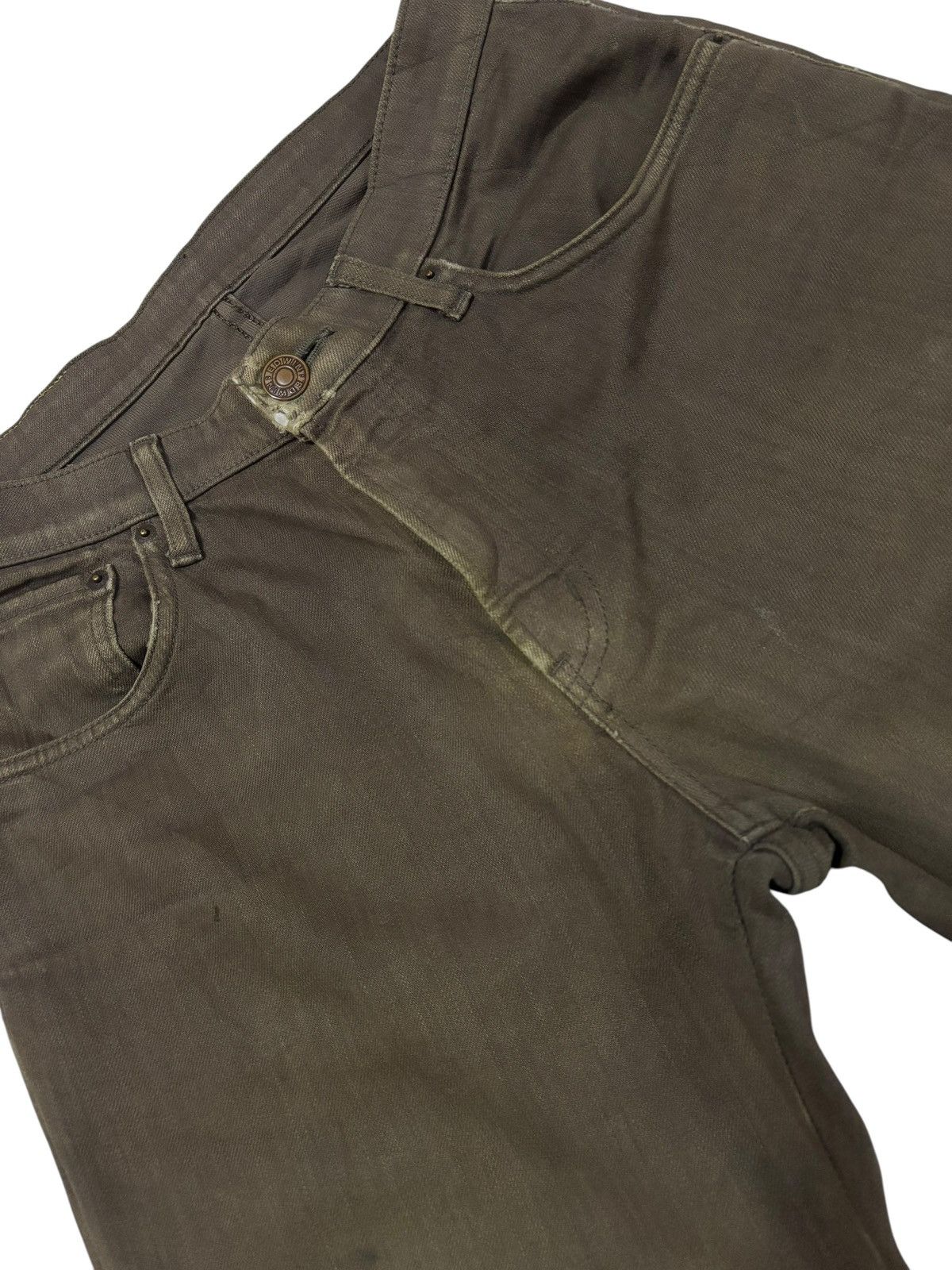 Edwin Vtg Edwin Japan 503 Distressed Jeans Size US 30 / EU 46 - 4 Thumbnail