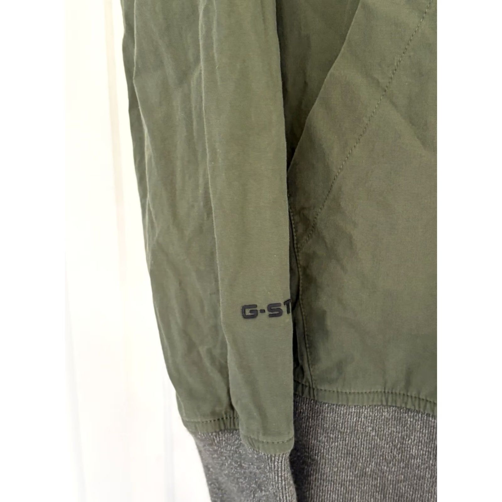 Vintage VINTAGE? No. Mens G-Star RAW Hoodie Knit Pullover Hooded Green Large Logo Regular Size US L / EU 52-54 / 3 - 3 Thumbnail