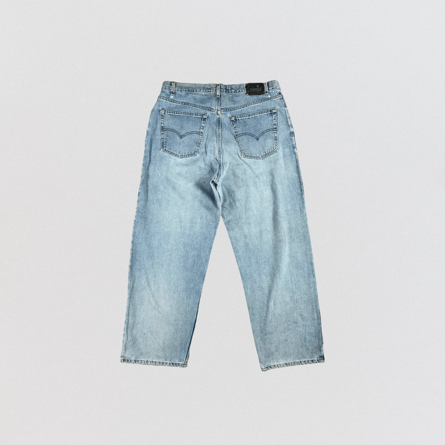 Levi's × Vintage Vintage 90s Blue Wash Levis SilverTab Jeans-JM2529 Size US 39 - 2 Thumbnail