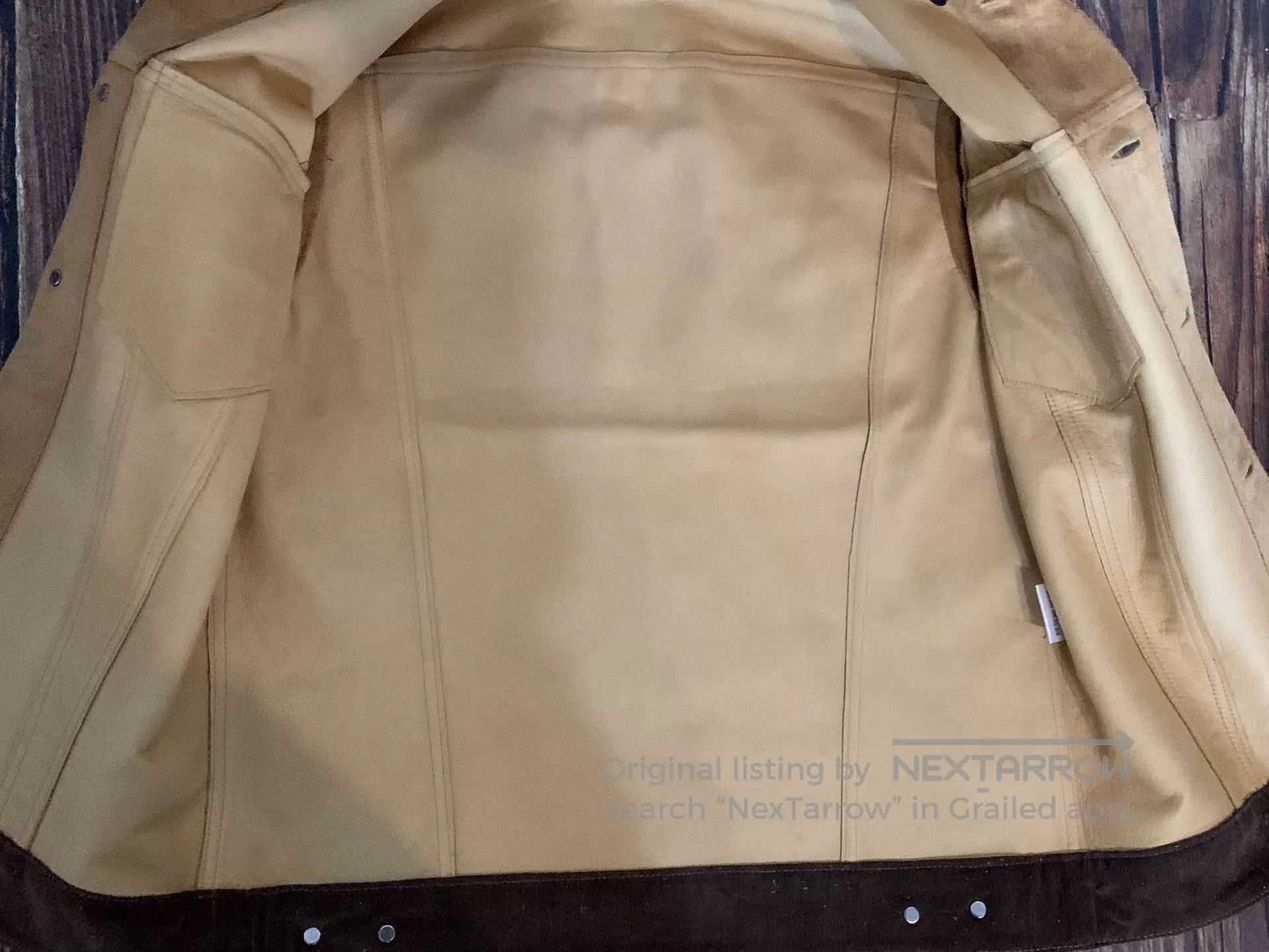 WEST RIDE soft beige suede vest with pockets. Size US M / EU 48-50 / 2 - 4 Thumbnail