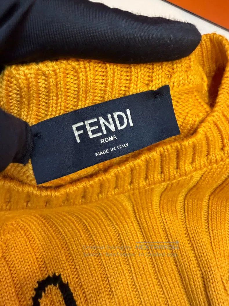Fendi Fendi Knit Woolen Sweatshirt Size US M / EU 48-50 / 2 - 3 Thumbnail