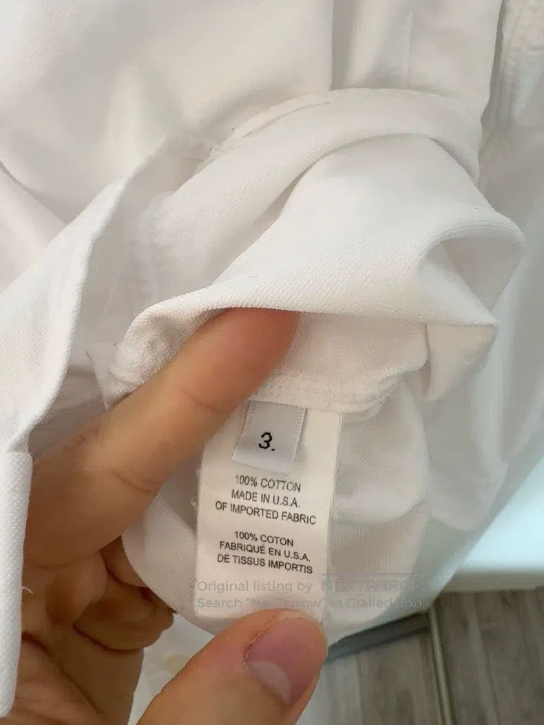 Thom Browne Thom Browne White Long Sleeve Shirt Size US L / EU 52-54 / 3 - 5 Thumbnail