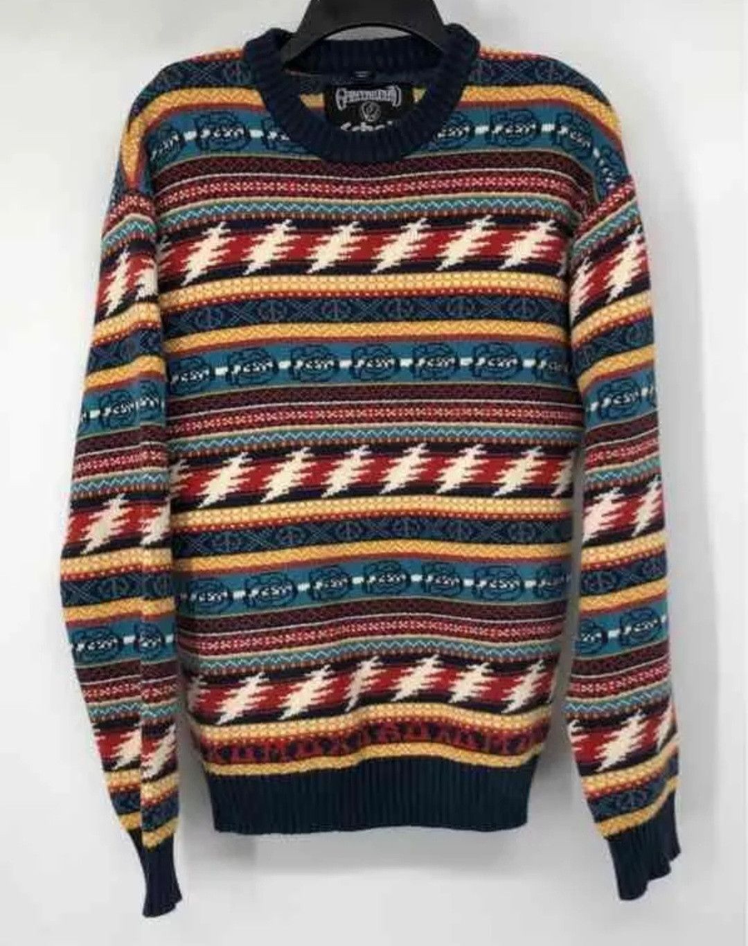 image of Schott Nyc X Grateful Dead Knit Sweater, Men's (Size Small)