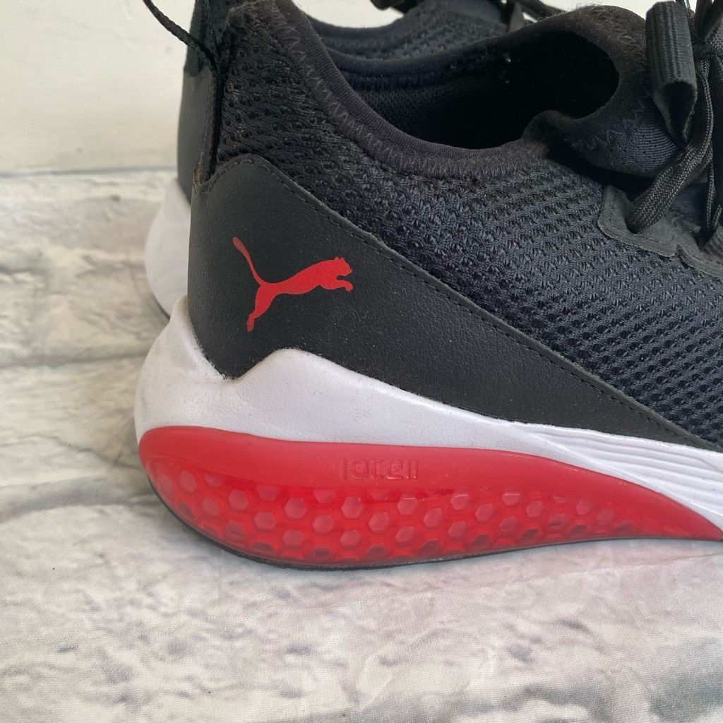 Puma Puma men 9.5 tie up running shoes black & red Size US 9.5 / EU 42-43 - 7 Thumbnail