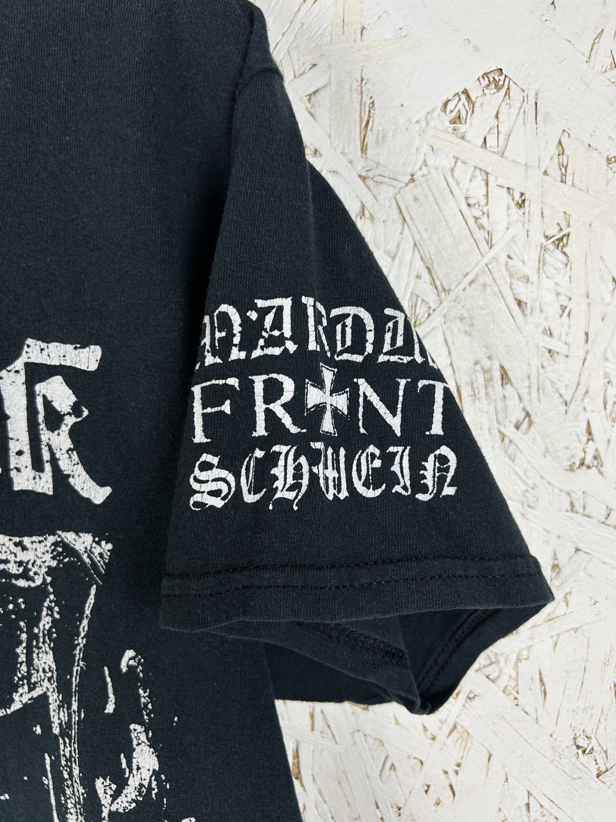 Band Tees 00s Vintage Marduk Frontschwein Black Metal T-Shirt M Size US M / EU 48-50 / 2 - 3 Thumbnail
