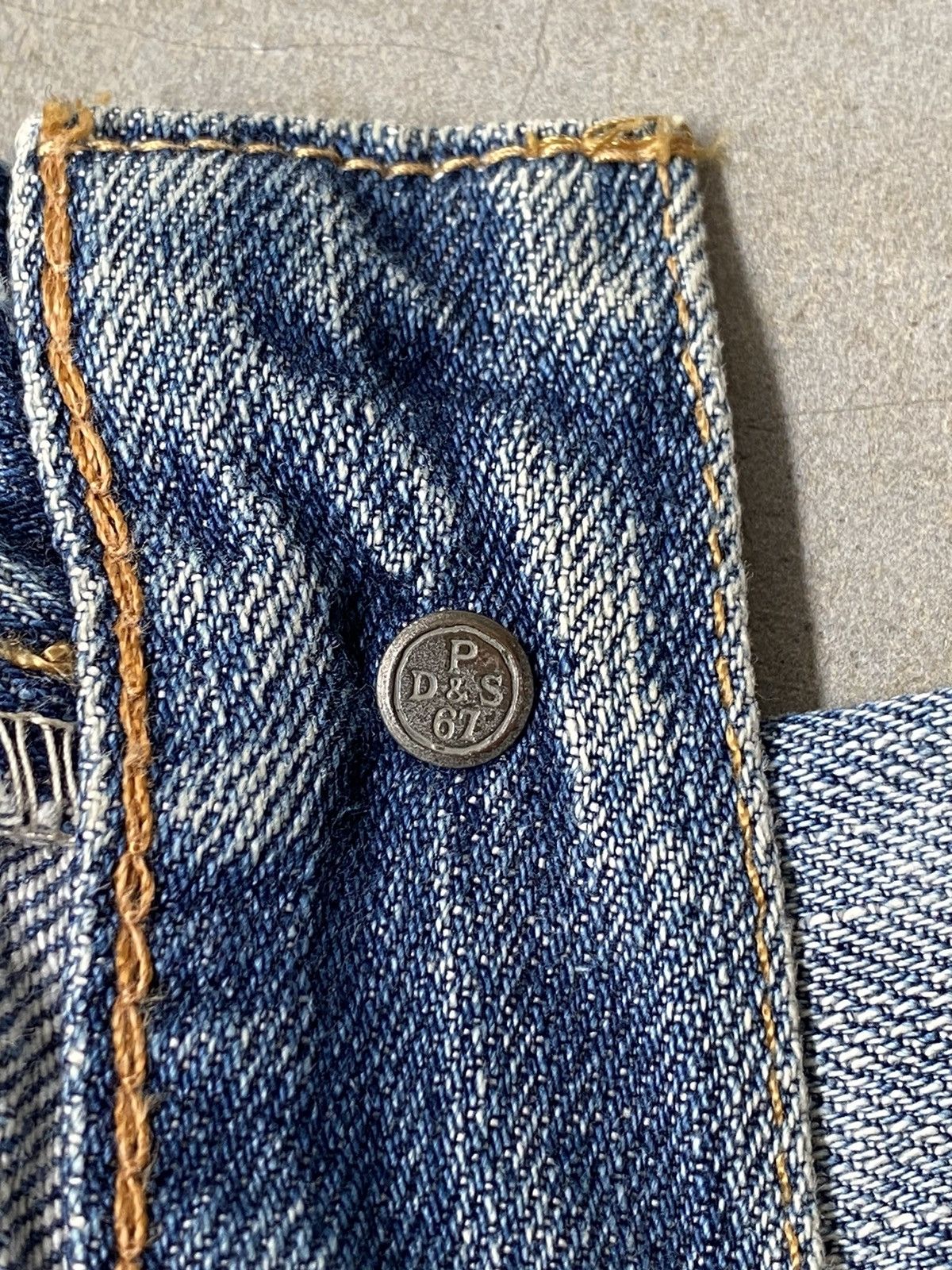 Ralph Lauren × Vintage THRASHED Mud Wash Ralph Lauren Destroyed Jeans Size US 32 / EU 48 - 14 Thumbnail