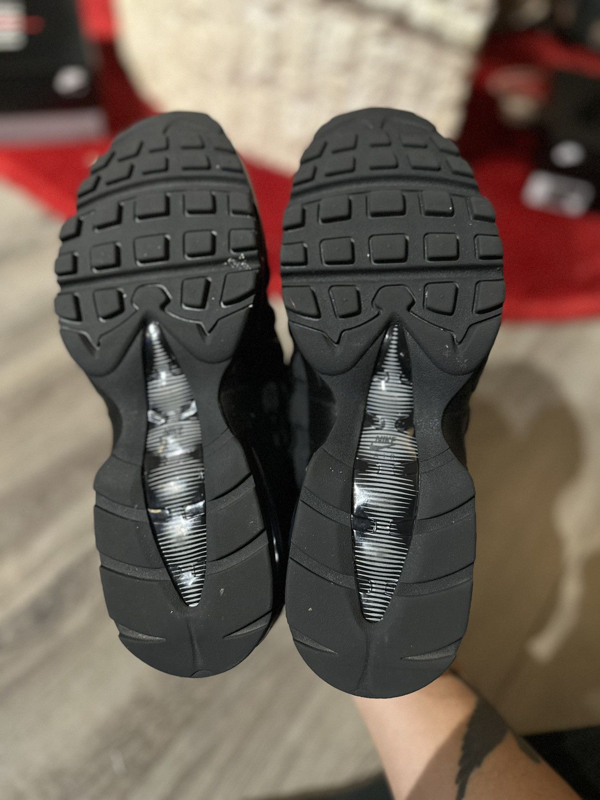 Nike Black Nike Air Max 95 Size US 10 / EU 43 - 5 Thumbnail