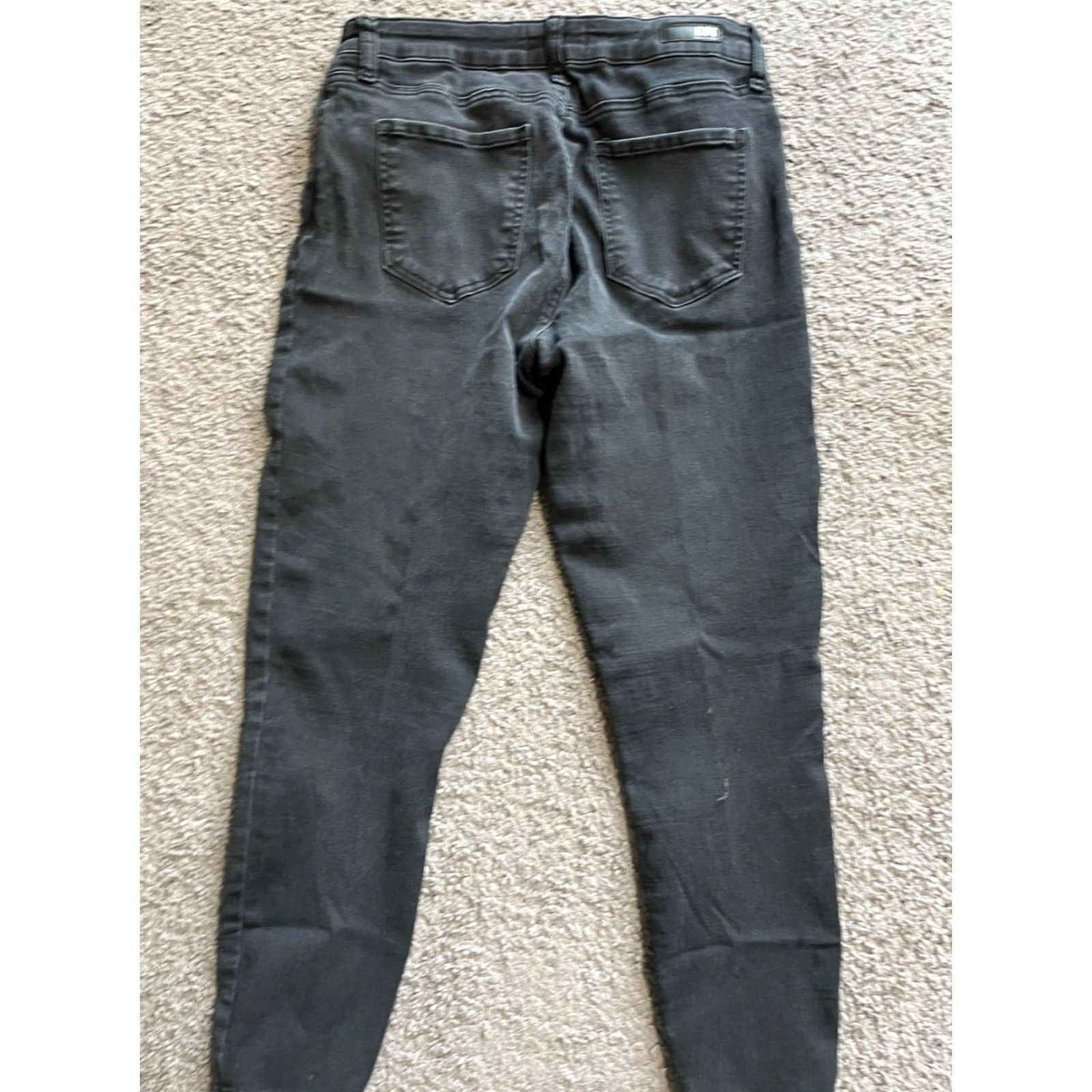 Vintage KUT from the Kloth Jeans Womens 6 Black Donna High Waist Ankle Skinny Size 28" / US 6 / IT 42 - 3 Thumbnail