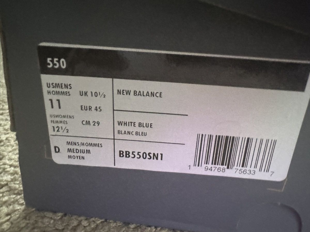 New Balance New Balance 550 Size US 11 / EU 44 - 6 Thumbnail