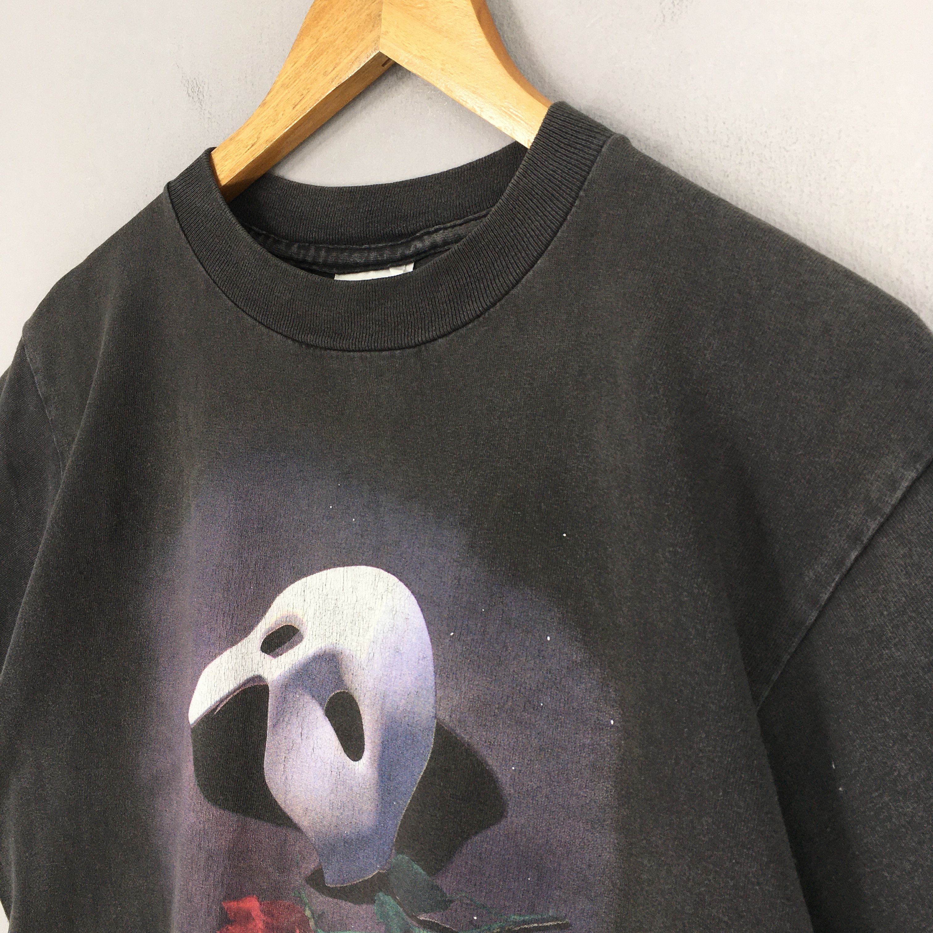 Tultex × Vintage Vintage The Phantom Of The Opera Black T shirt Medium Size US M / EU 48-50 / 2 - 3 Thumbnail