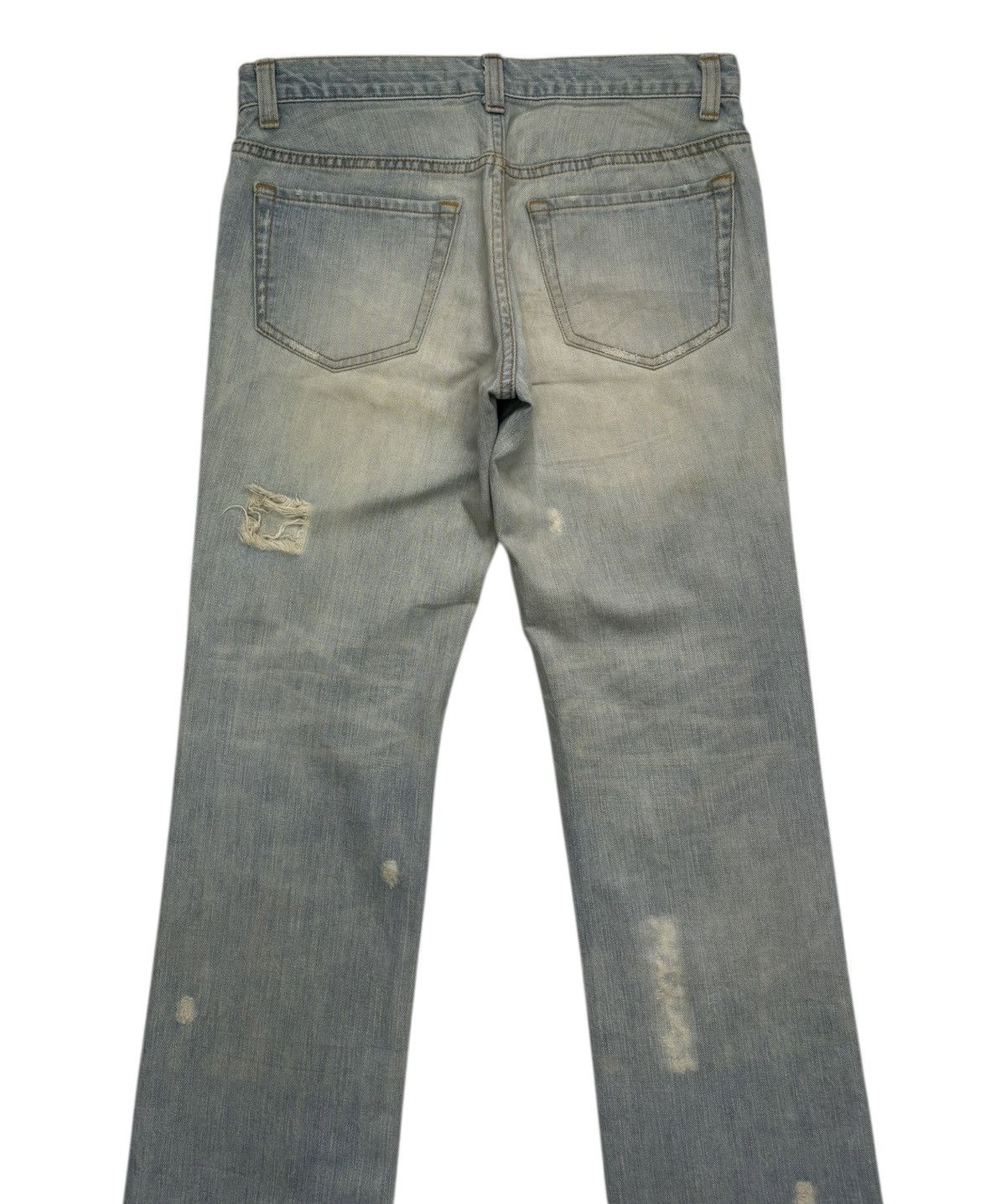 Number (N)ine Sunao Kuwahara Issey Miyake Distressed Denim Jeans Size US 32 / EU 48 - 7 Thumbnail