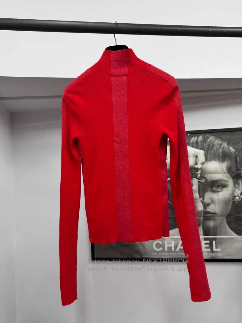 Chanel Chanel Ski series red woollen sweater long sleeves Size XXS / US 00 / IT 34 - 2 Thumbnail