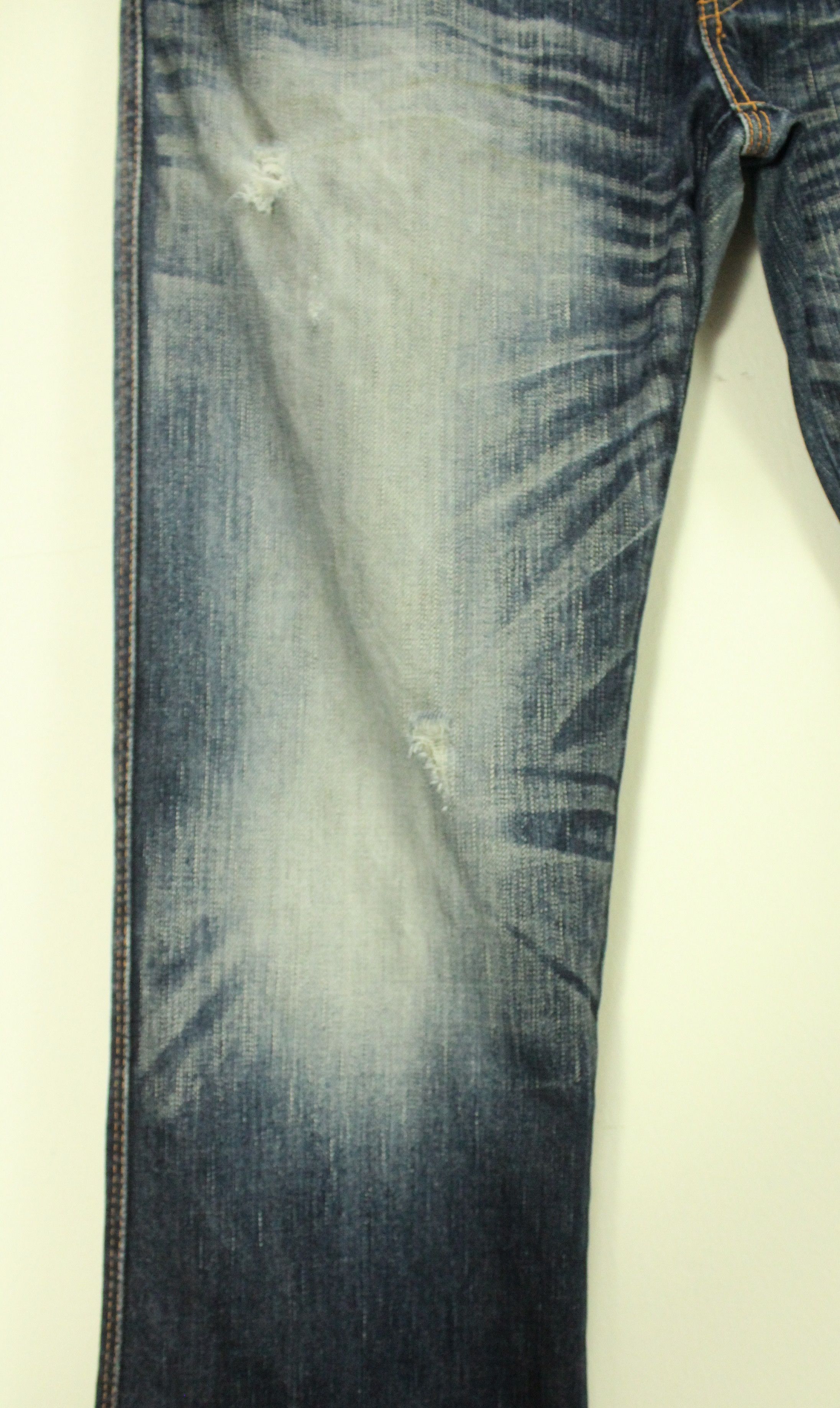 Edwin Flared Distressed EDWIN Denim Cowboy Bootcut Size US 30 / EU 46 - 7 Thumbnail
