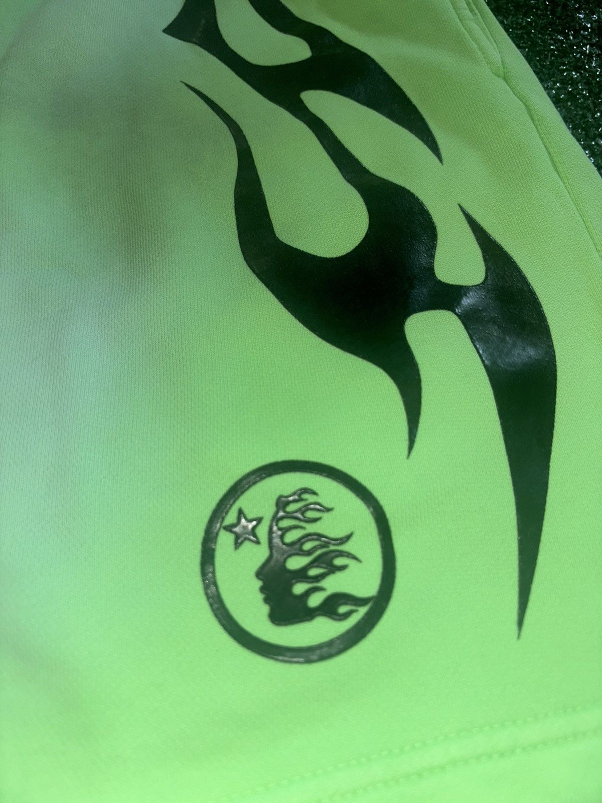 HELLSTAR Hellstar Green Flame Shorts Size US 34 / EU 50 - 7 Thumbnail