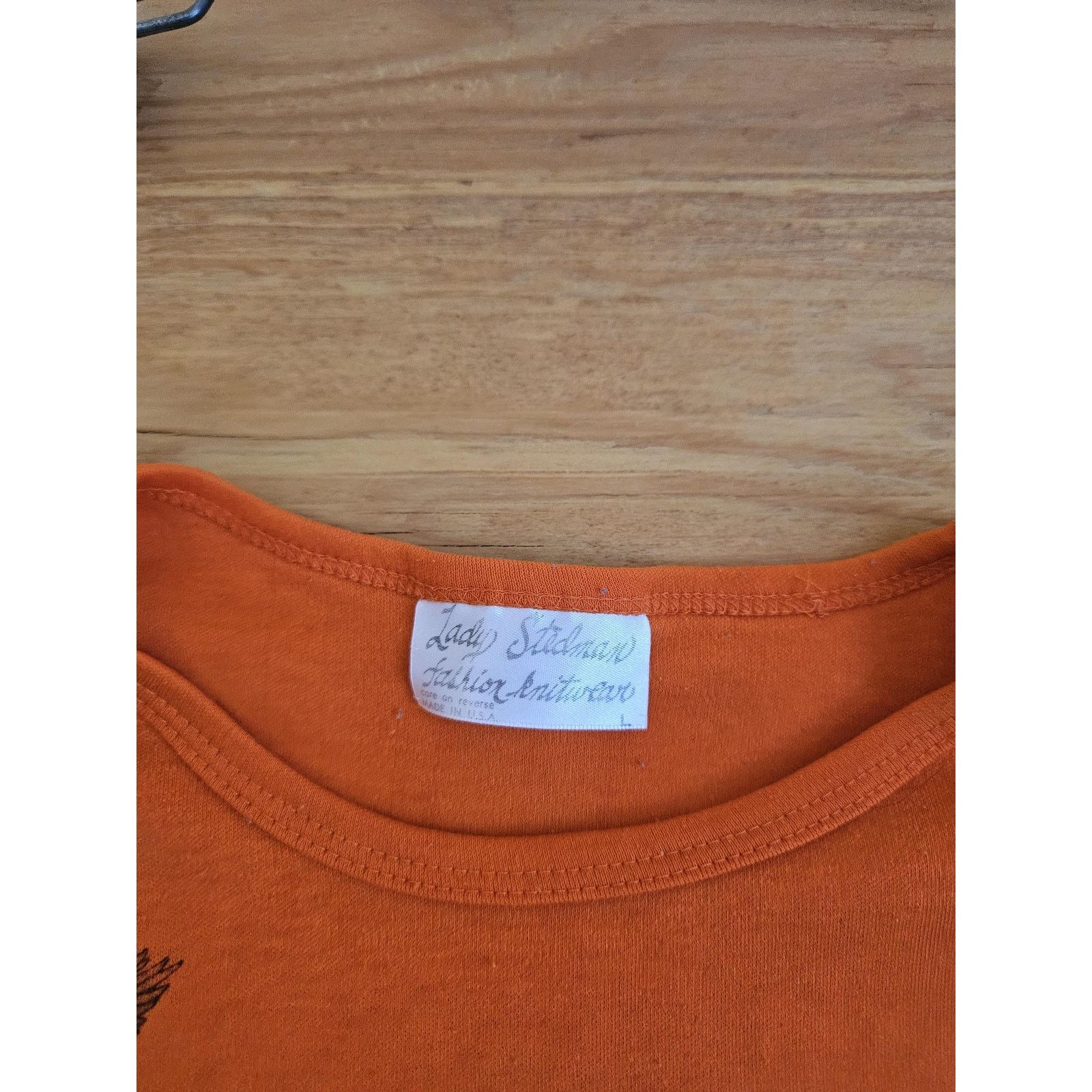 Other 80s Predator Eagle Double Sided Orange T-shirt Womens Sz L Size L / US 10 / IT 46 - 5 Thumbnail