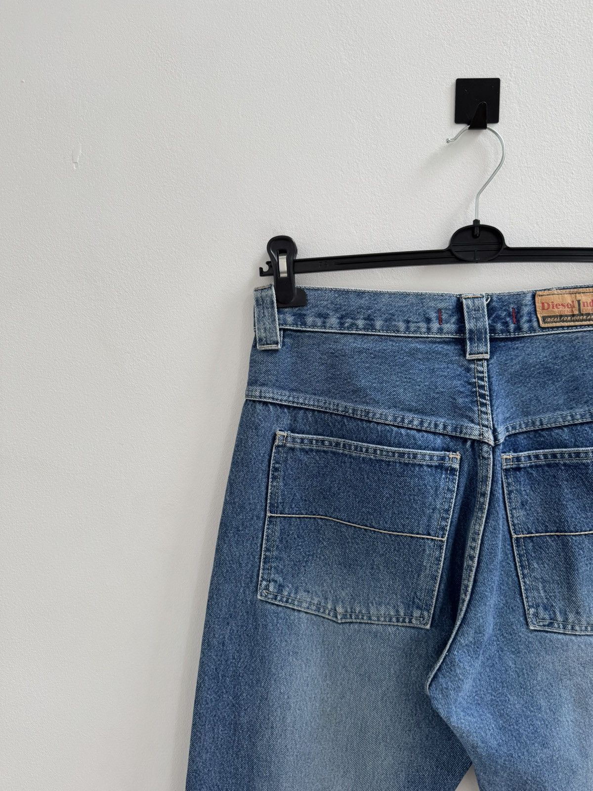 Designer × Diesel × Japanese Brand vintage rare diesel double knee jeans Size US 33 - 15 Thumbnail
