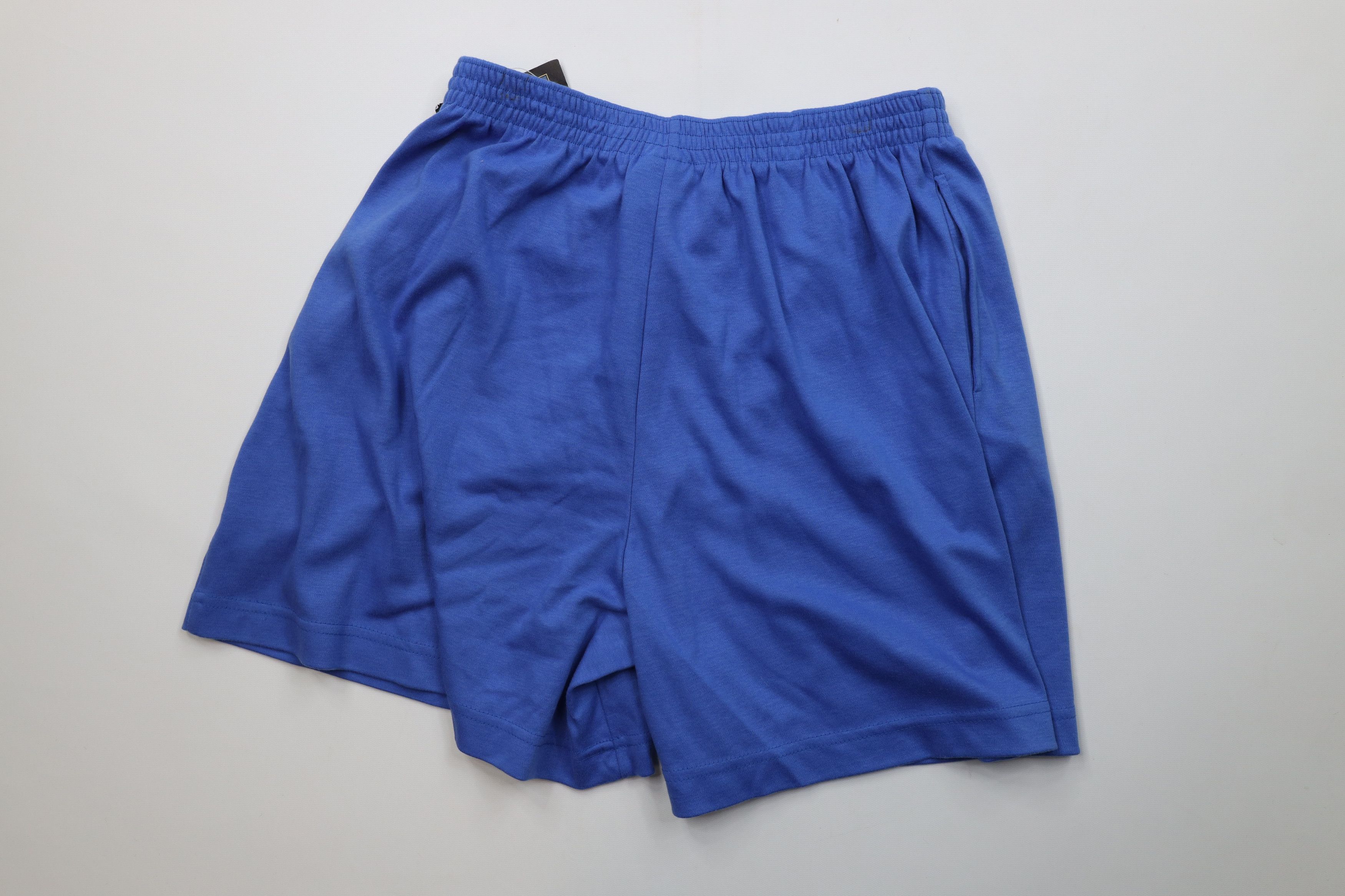 Vintage Deadstock Vintage 90s Streetwear Blank Shorts Periwinkle USA Size 26" / US 2 / IT 38 - 9 Thumbnail