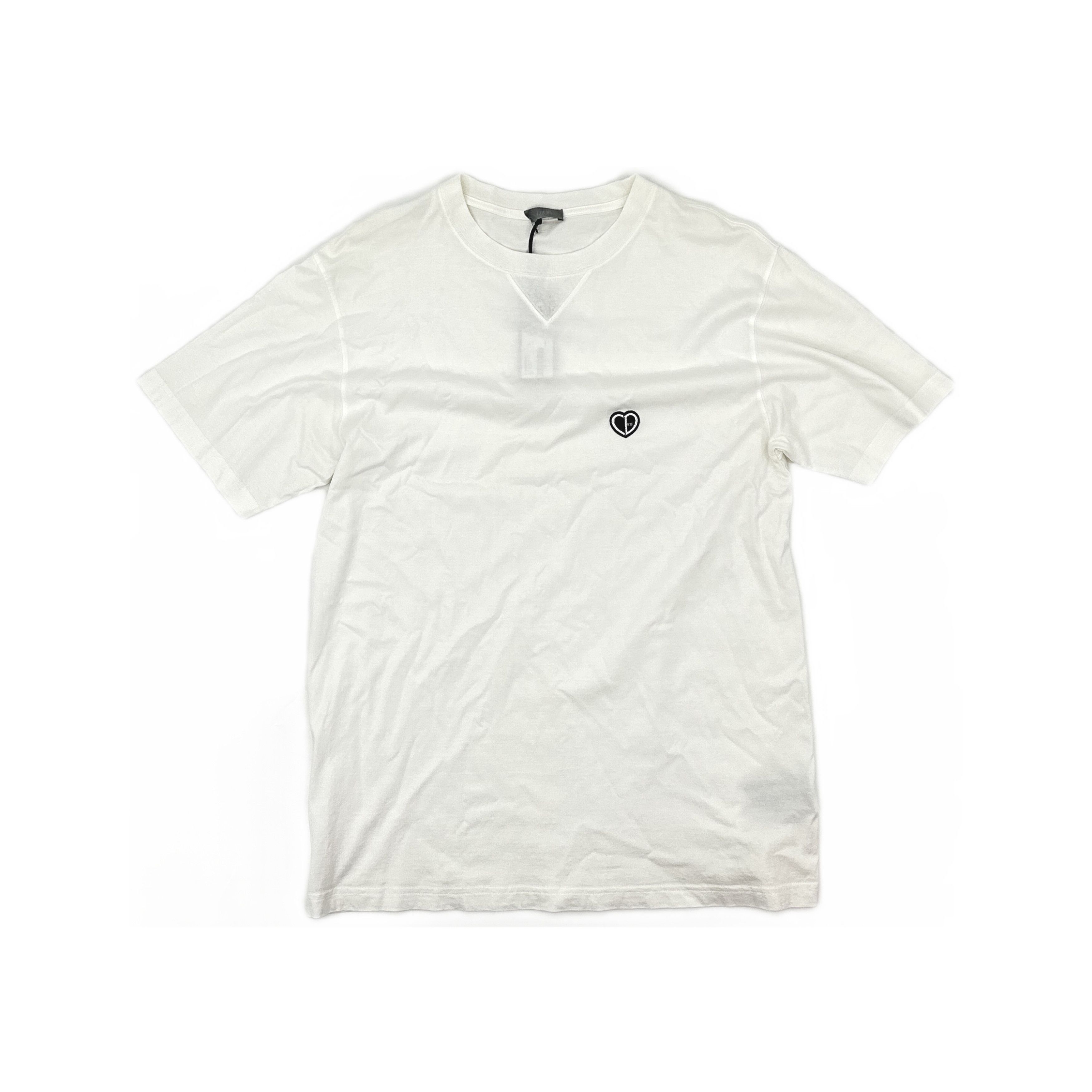 Dior Dior Embroidered Heart T-Shirt Size L Size US L / EU 52-54 / 3 - 1 Thumbnail