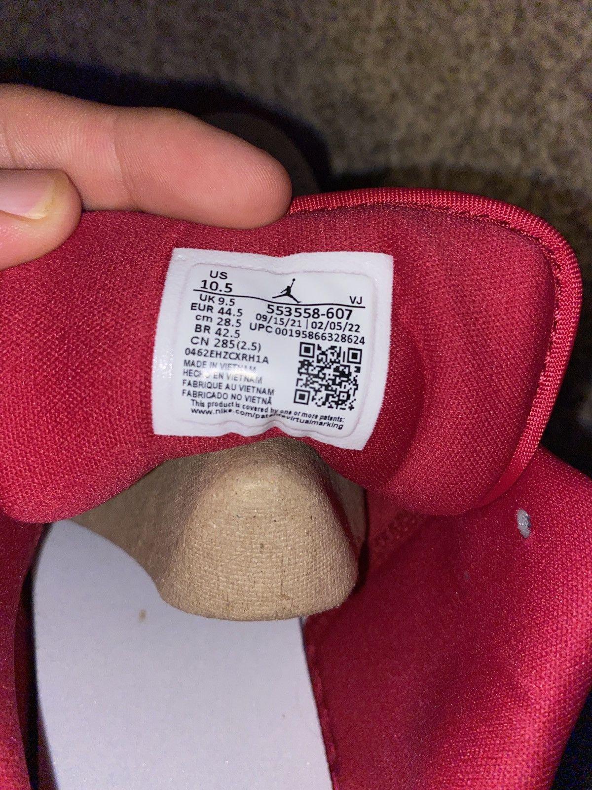 Jordan Brand × Nike “Brand New Size 10.5 Jordan 1 Low Cardinal Red” Size US 10.5 / EU 43-44 - 6 Thumbnail
