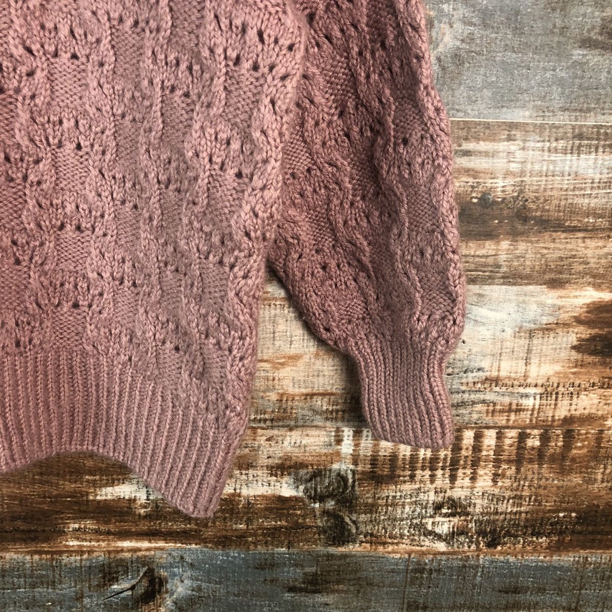 Homespun Knitwear × Japanese Brand Japanese Brand Pink Knitwear #A2279 Size S / US 4 / IT 40 - 8 Thumbnail
