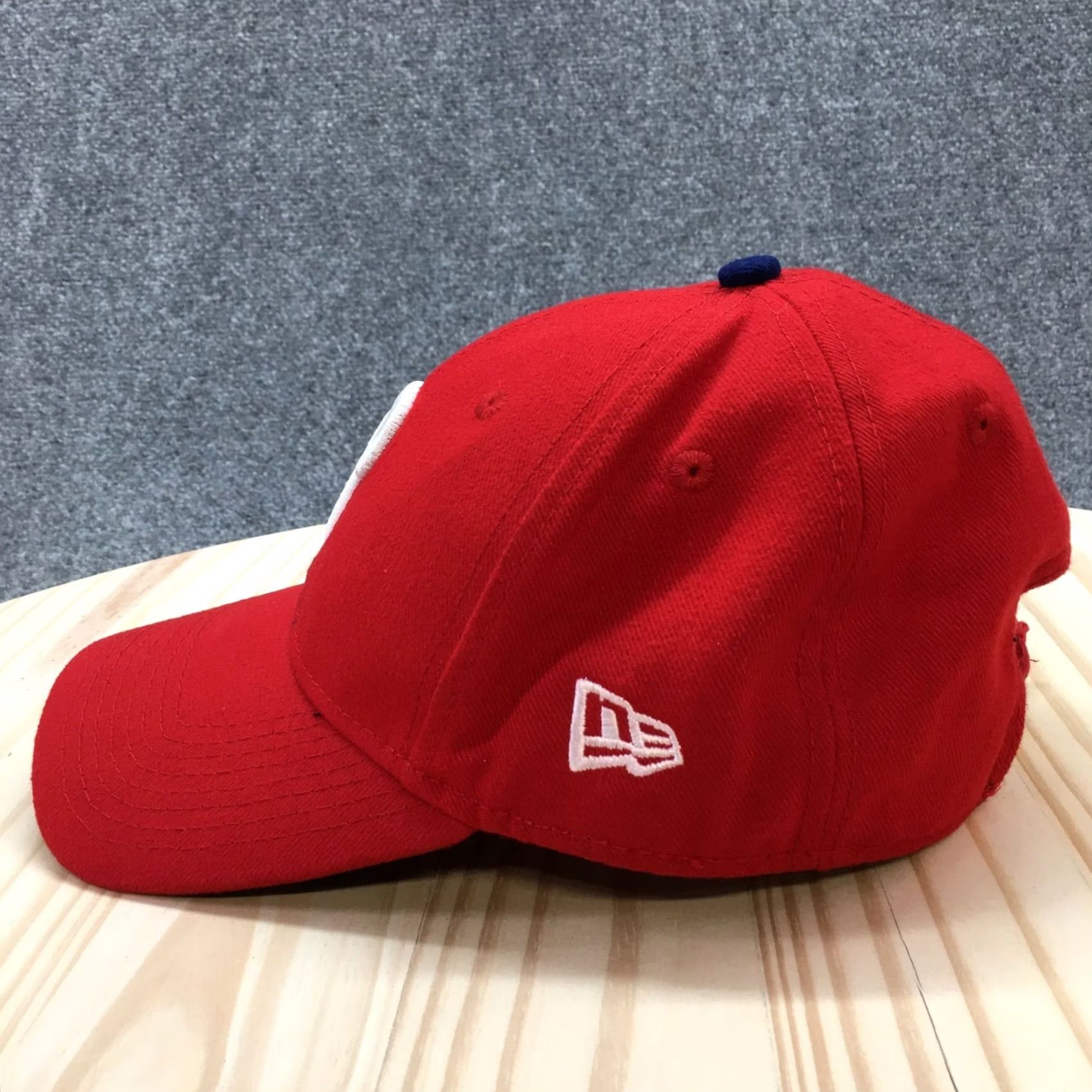 New Era Philadelphia Phillies Baseball Cap New Era Mens Red One Size Embroidered Logo Size ONE SIZE - 6 Thumbnail