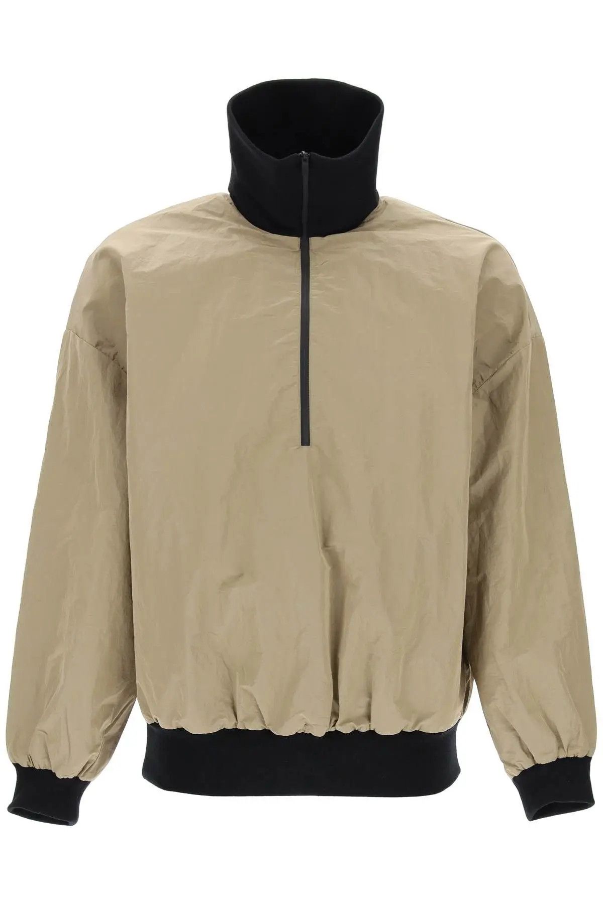 image of Fear Of God O1S22I1N0224 "half-Zip Track Jacket In Beige, Men's (Size XL)