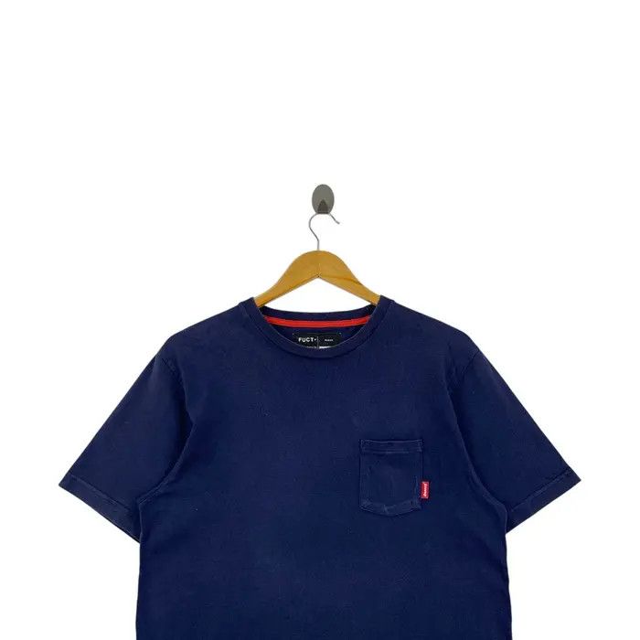 FUCT Vintage FUCT BASICS COLLECTION Indigo Plain Tee Shirt Size US L / EU 52-54 / 3 - 2 Thumbnail