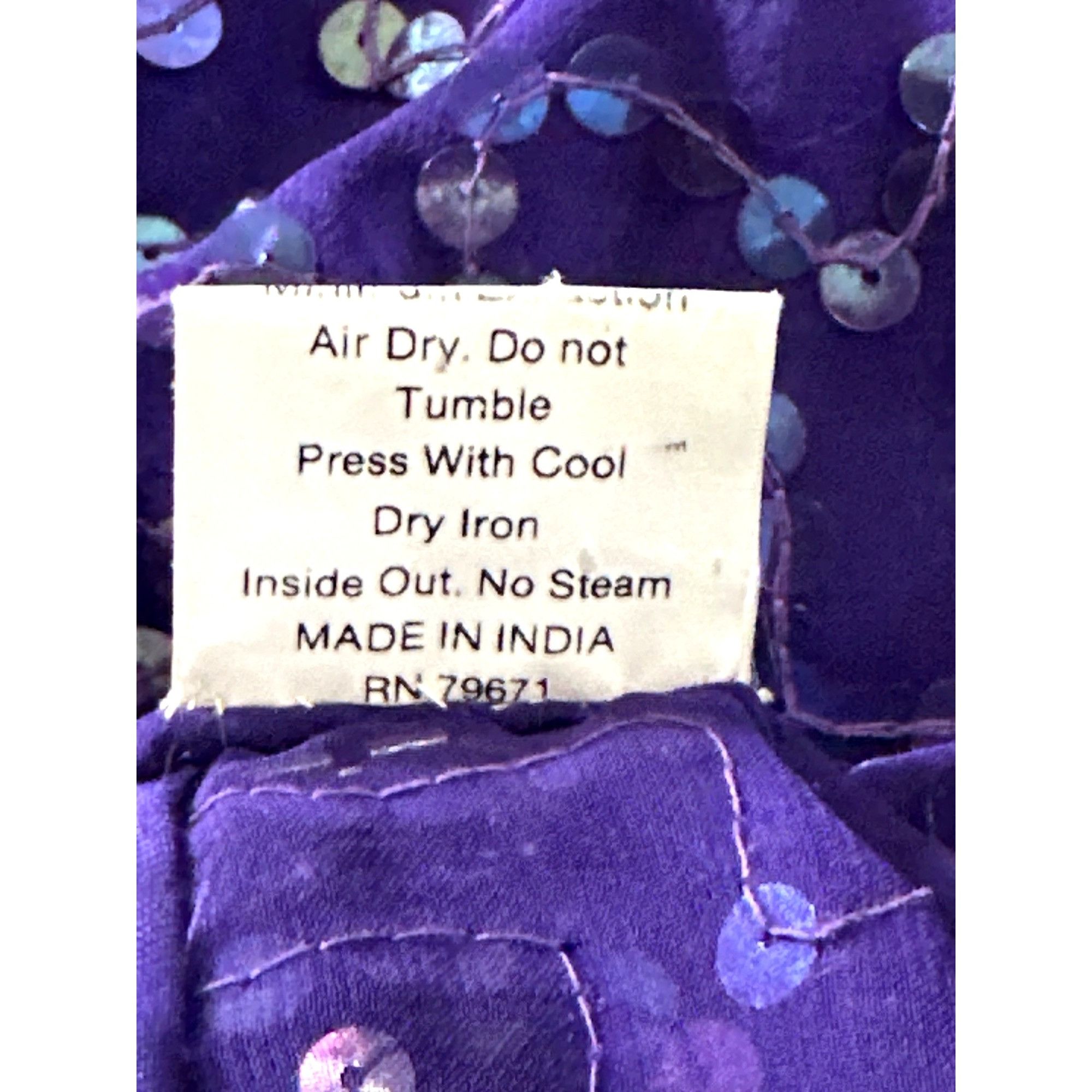 Other All Silk Vintage Dress by Stenay Size 4 Purple Sequin Cockta Size S / US 4 / IT 40 - 12 Thumbnail
