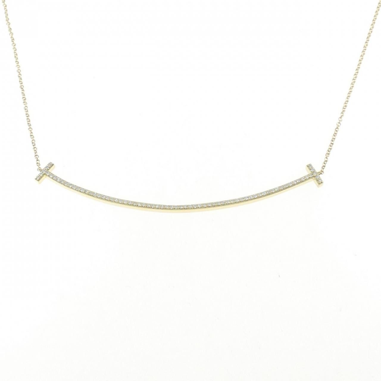 Tiffany & Co. Tiffany & Co. Tiffany T Smile Au750 Necklace Precious Metal Necklace 60011656 DUTY FREE for USA Size ONE SIZE - 1 Thumbnail