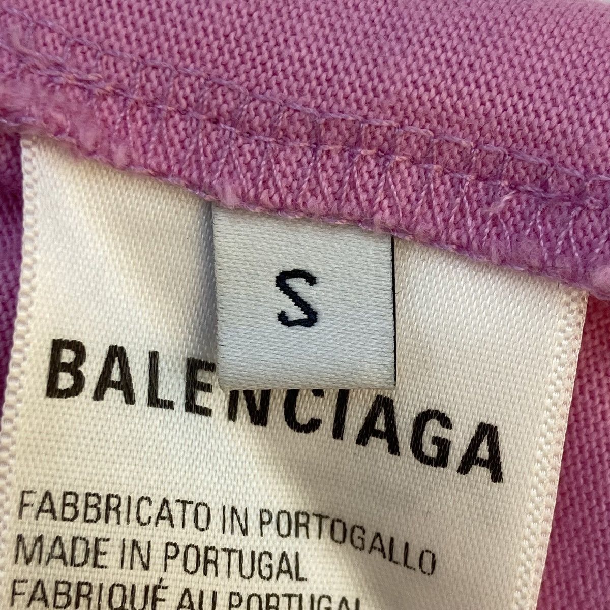 Balenciaga Balenciaga Rhinestone Logo Letter Short Sleeve T-shirt K26WX Size S / US 4 / IT 40 - 8 Thumbnail