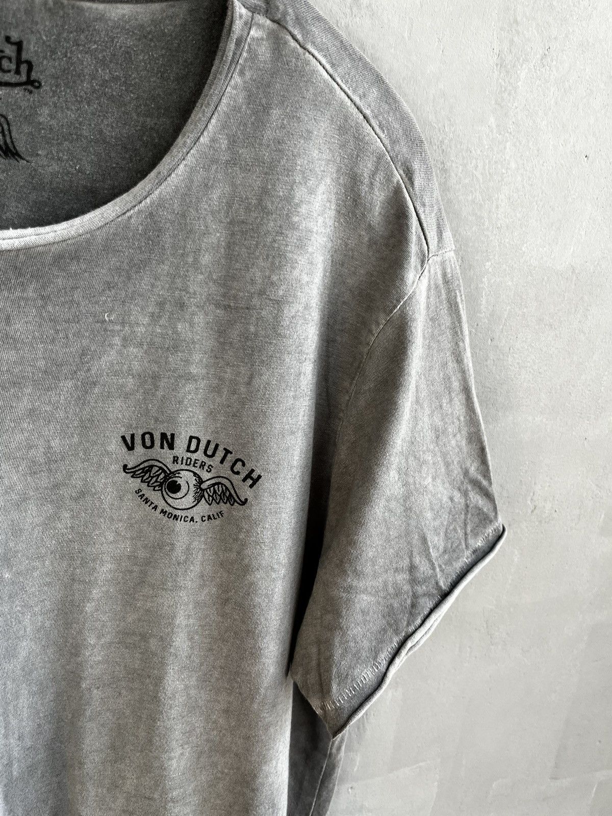 Von Dutch Von Dutch Big Logo Raglan Tshirt Size US XL / EU 56 / 4 - 12 Thumbnail