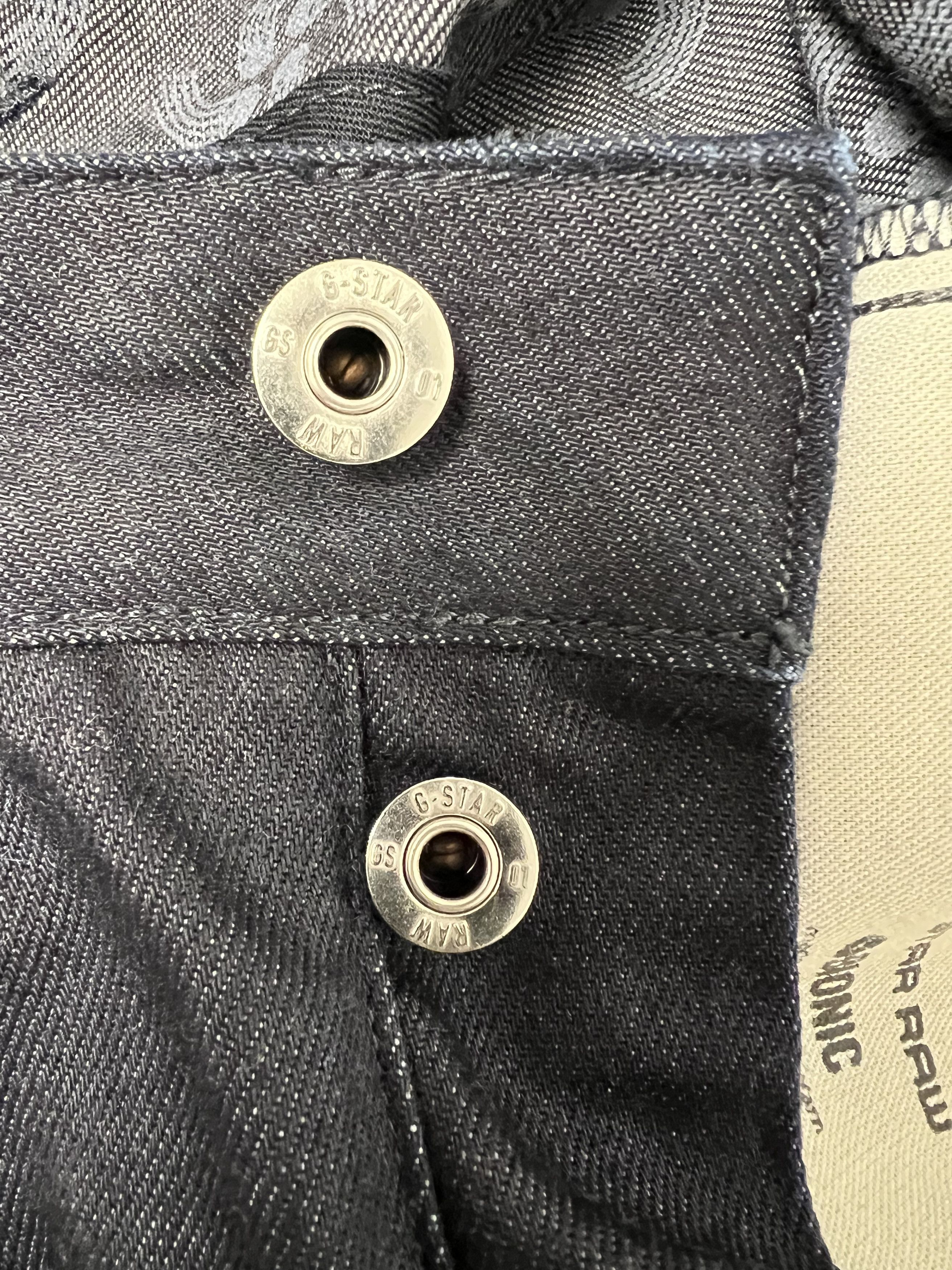 G-Star × Pharrell NEW, G-STAR ORIGINALS RAW LOW CROTCH DENIM SHORTS Size US 30 / EU 46 - 23 Thumbnail