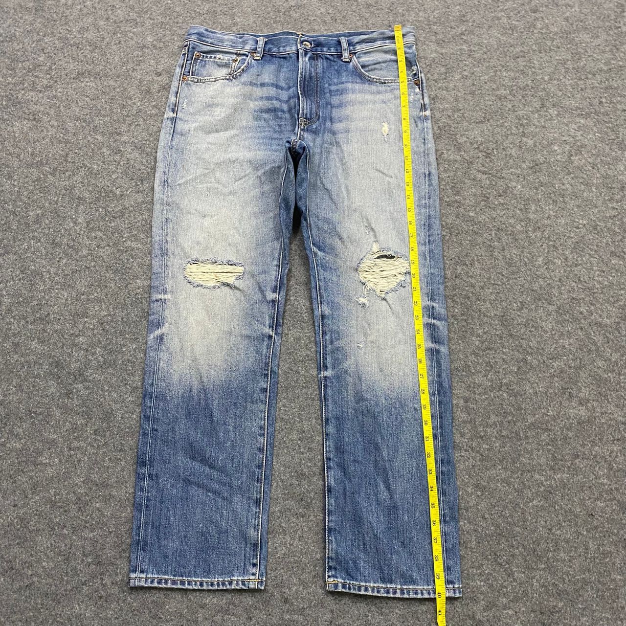 Uniqlo Vintage Uniqlo Jeans Distressed Denim Size US 36 / EU 52 - 3 Thumbnail