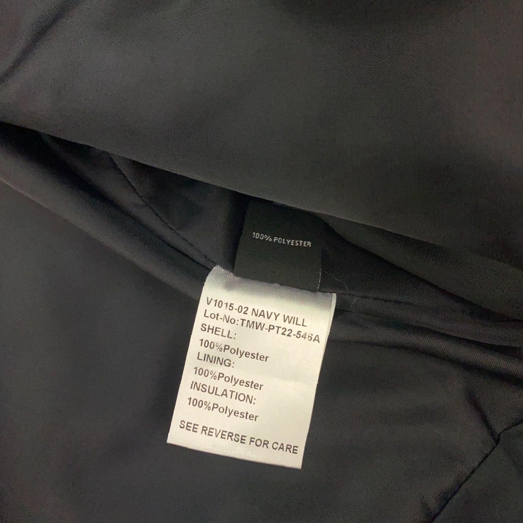 Vintage Michael Strahan Mens XL Dark Blue Quilted Full Zip Pockets Insulated Lined Bomber Jacket Size US XL / EU 56 / 4 - 7 Thumbnail