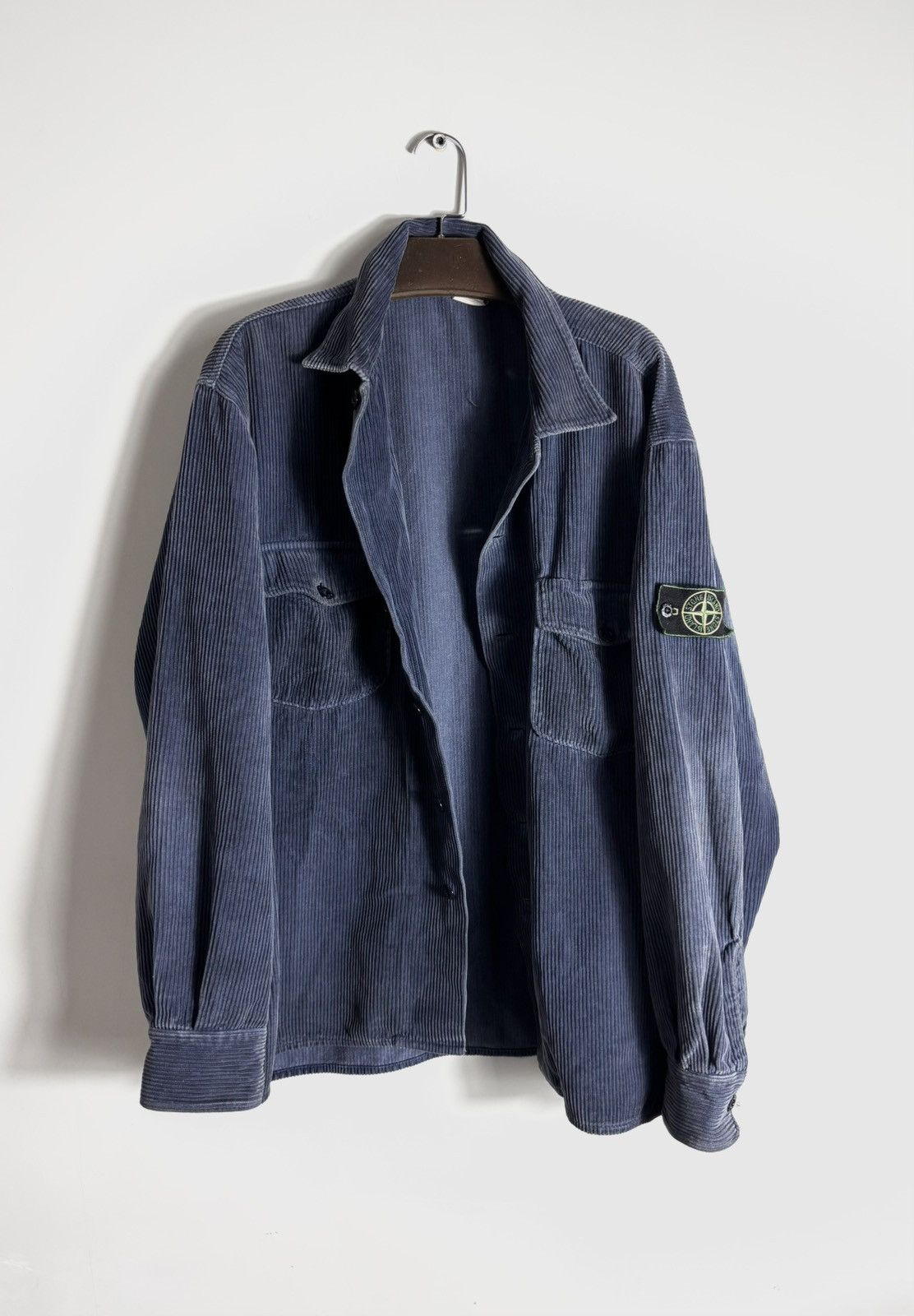 Stone Island Vintage Stone Island Jumbo Corduroy Overshirt Size US XXL / EU 58 / 5 - 2 Thumbnail