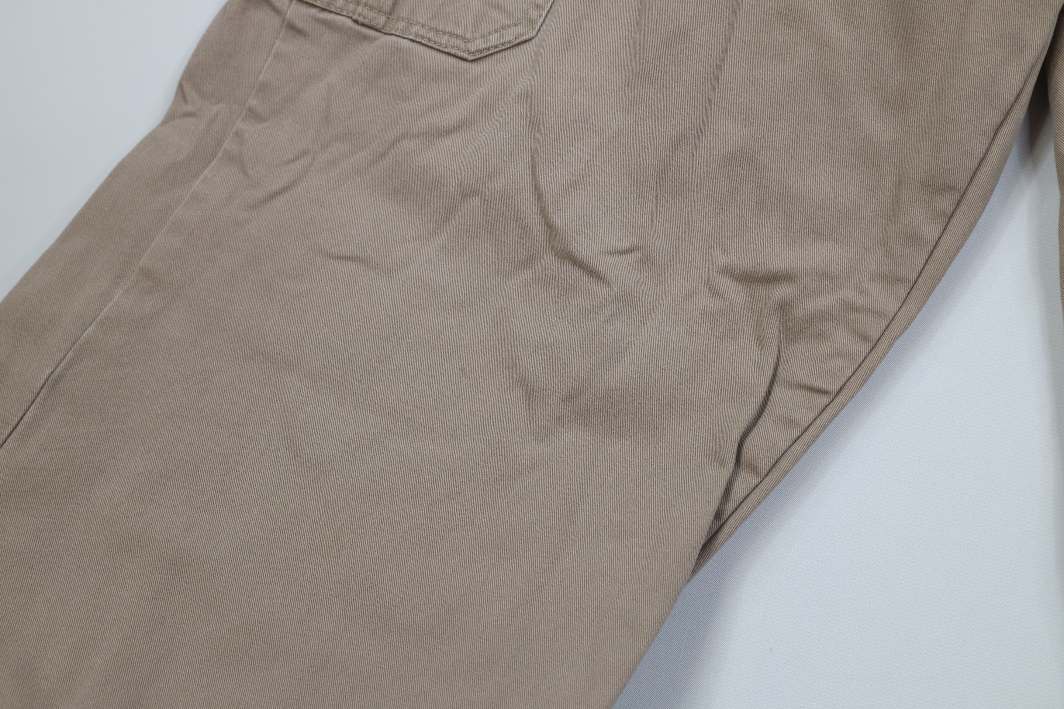 Vintage Vintage Streetwear Flannel Lined Wide Leg Cargo Pants Beige Size US 38 / EU 54 - 7 Thumbnail