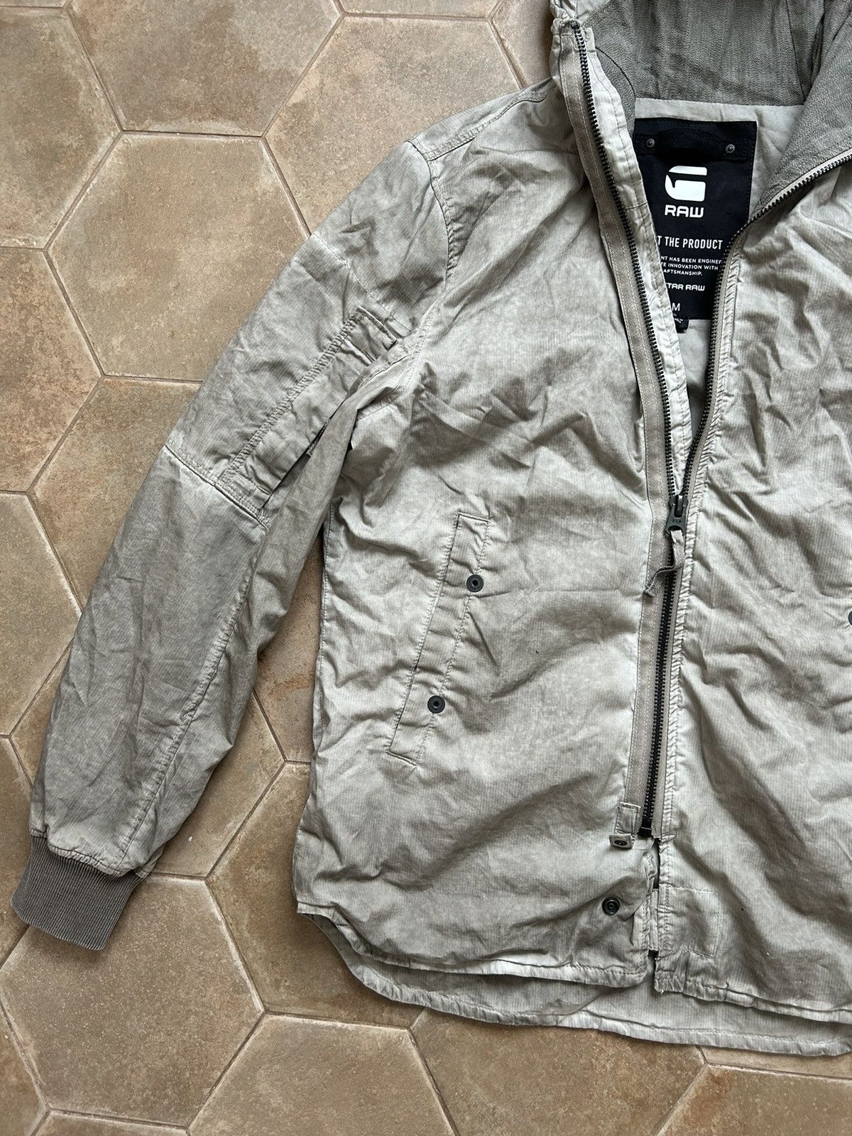 G-Star G STAR RAW JACKET WASHED EFFECT Size US M / EU 48-50 / 2 - 3 Thumbnail