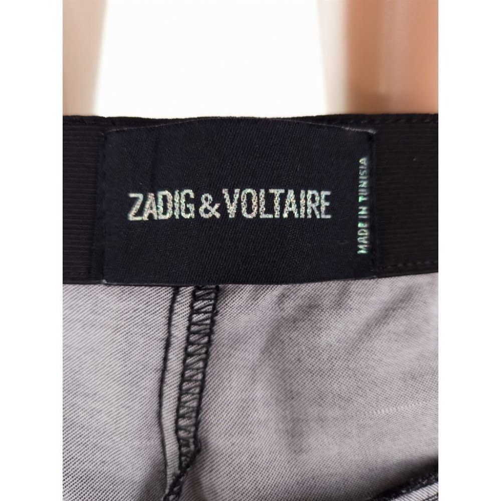 Zadig & Voltaire ZADIG & VOLTAIRE 34 US XS Pharly Shiny Leggings in Black Si Size 24" / US 00 / IT 34 - 8 Thumbnail